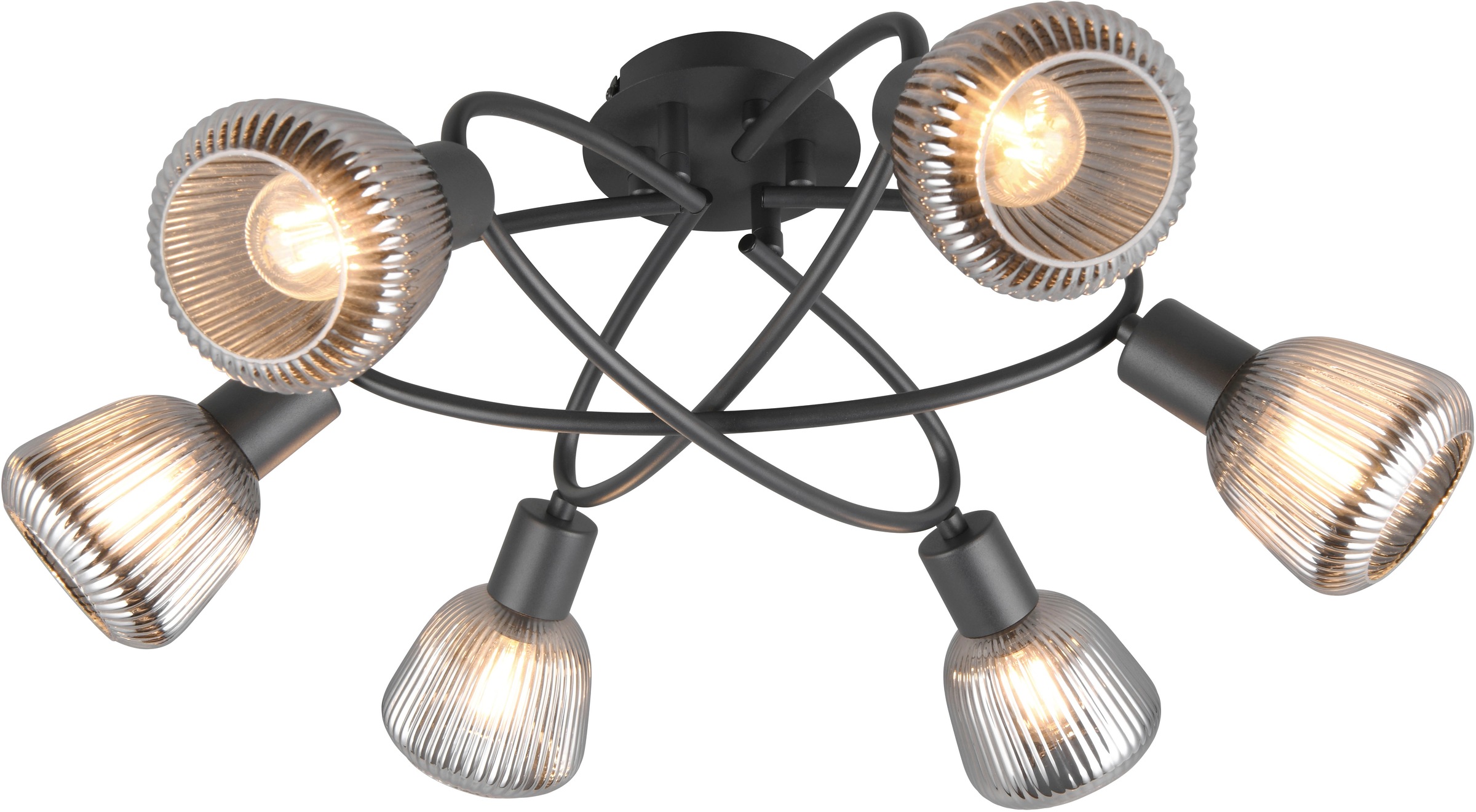 TRIO Leuchten Deckenleuchte »TARIFA, 6-flammige Deckenlampe exkl 6xE14 max günstig online kaufen