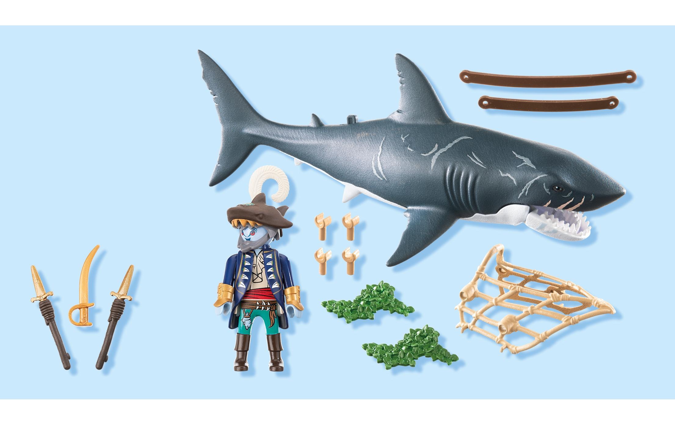 Playmobil® Spielbausteine »Gefahr durch Riesenhai 71793«