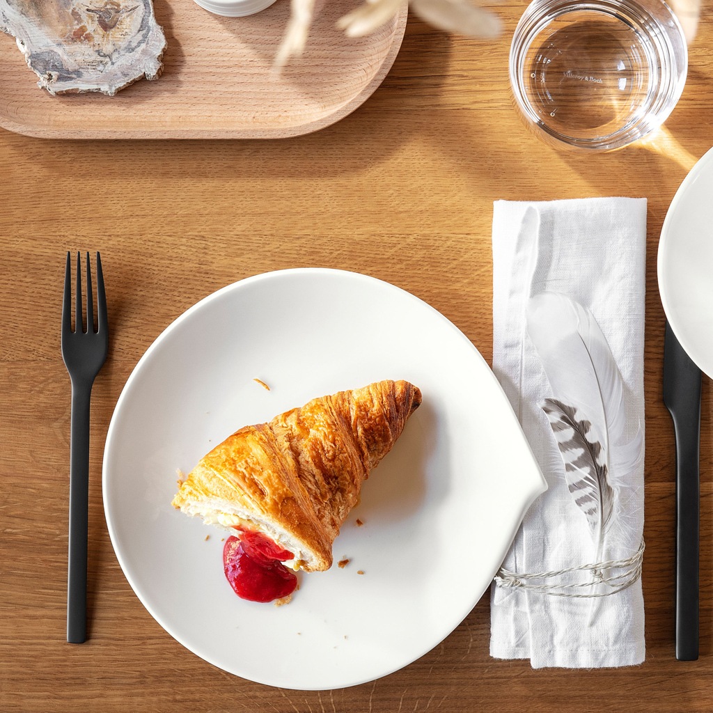 Villeroy & Boch Frühstücksteller »Frühstücksteller Flow ø 21 cm 6er Set wei günstig online kaufen