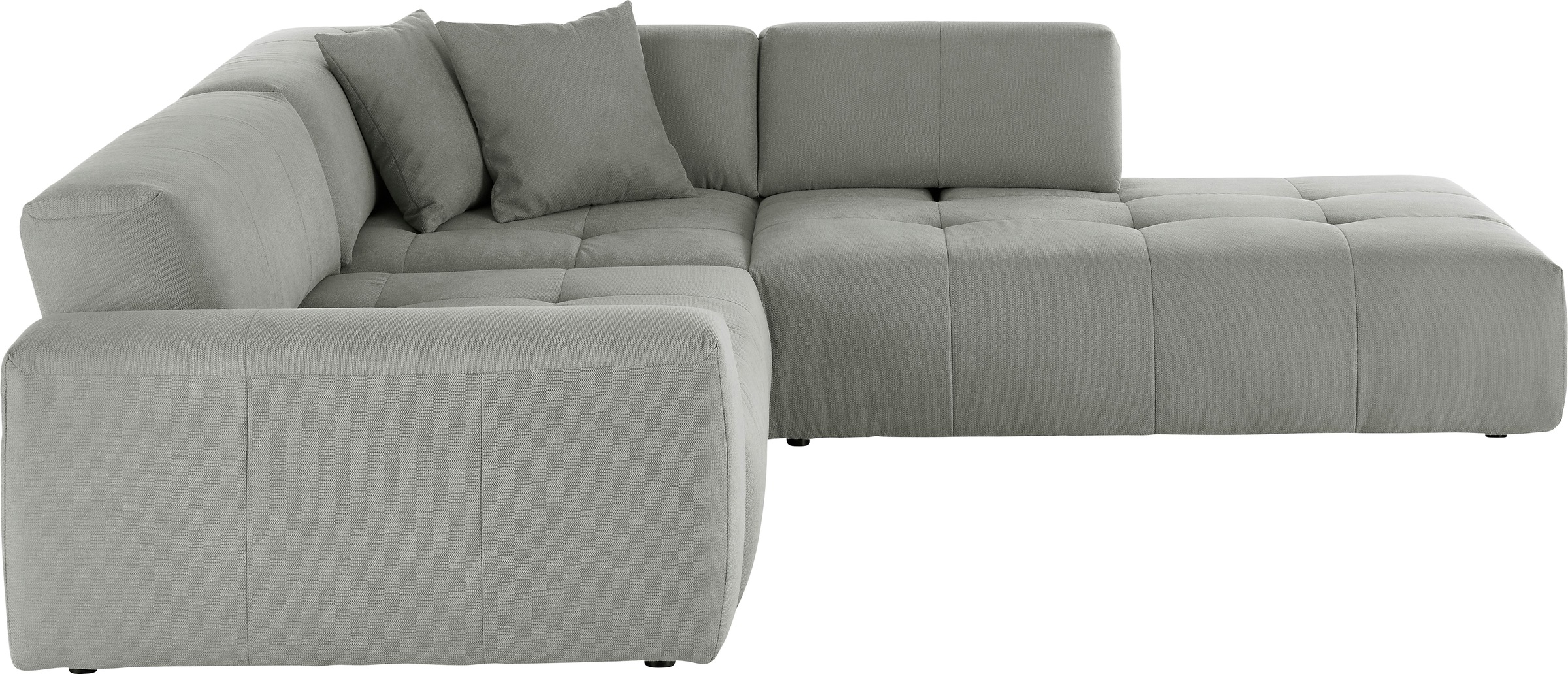3C Candy Ecksofa »Yoshy Komfortsofa, bequem und modern, hochwertige Verarbeitungsdetails«, Zwei verschiedene Sitztiefen durch verstellbare Rückenlehne, L-Form