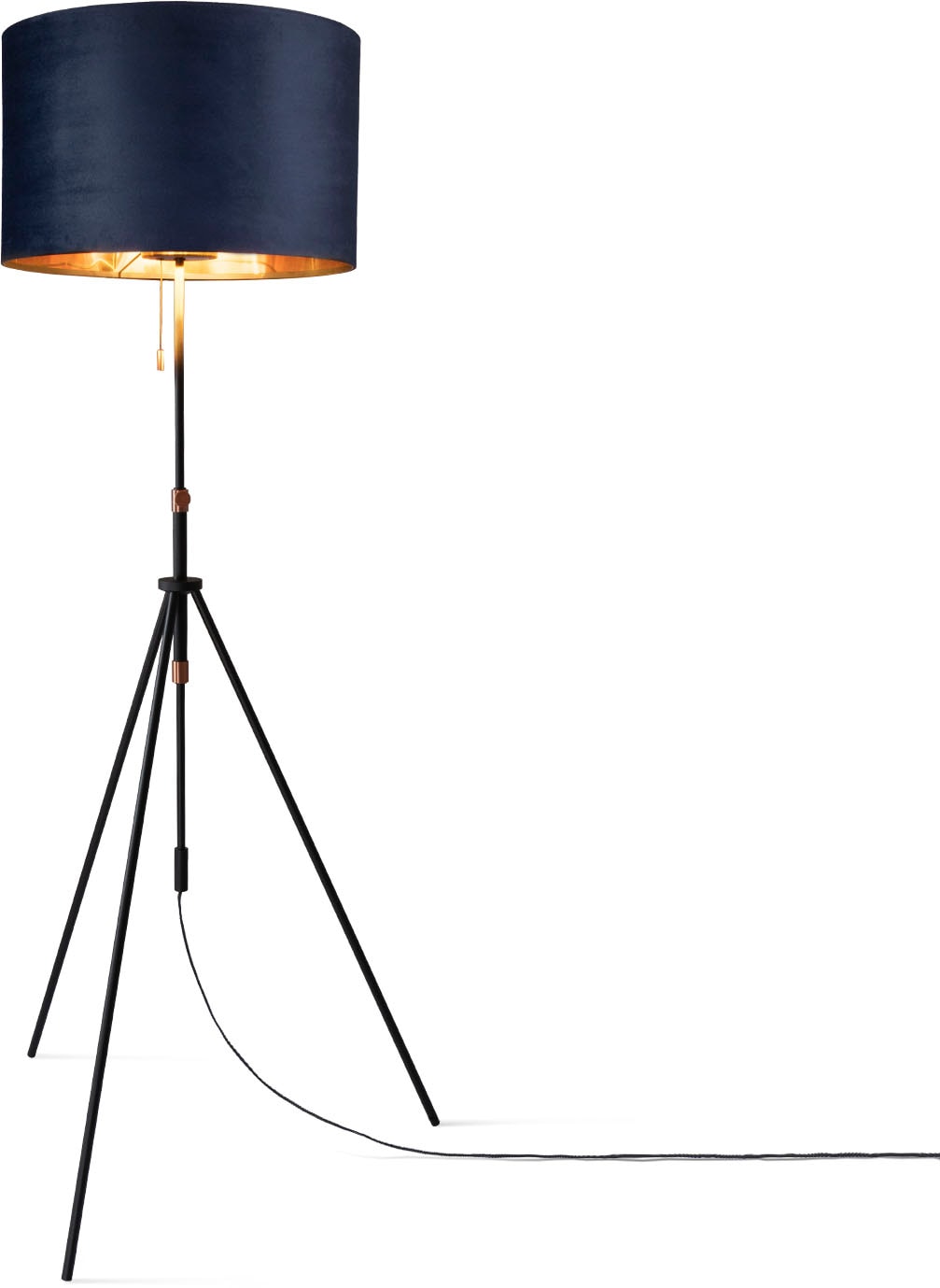 Paco Home Stehlampe »Naomi uni Color«, Leuchtmittel E27   ohne Leuchtmittel günstig online kaufen