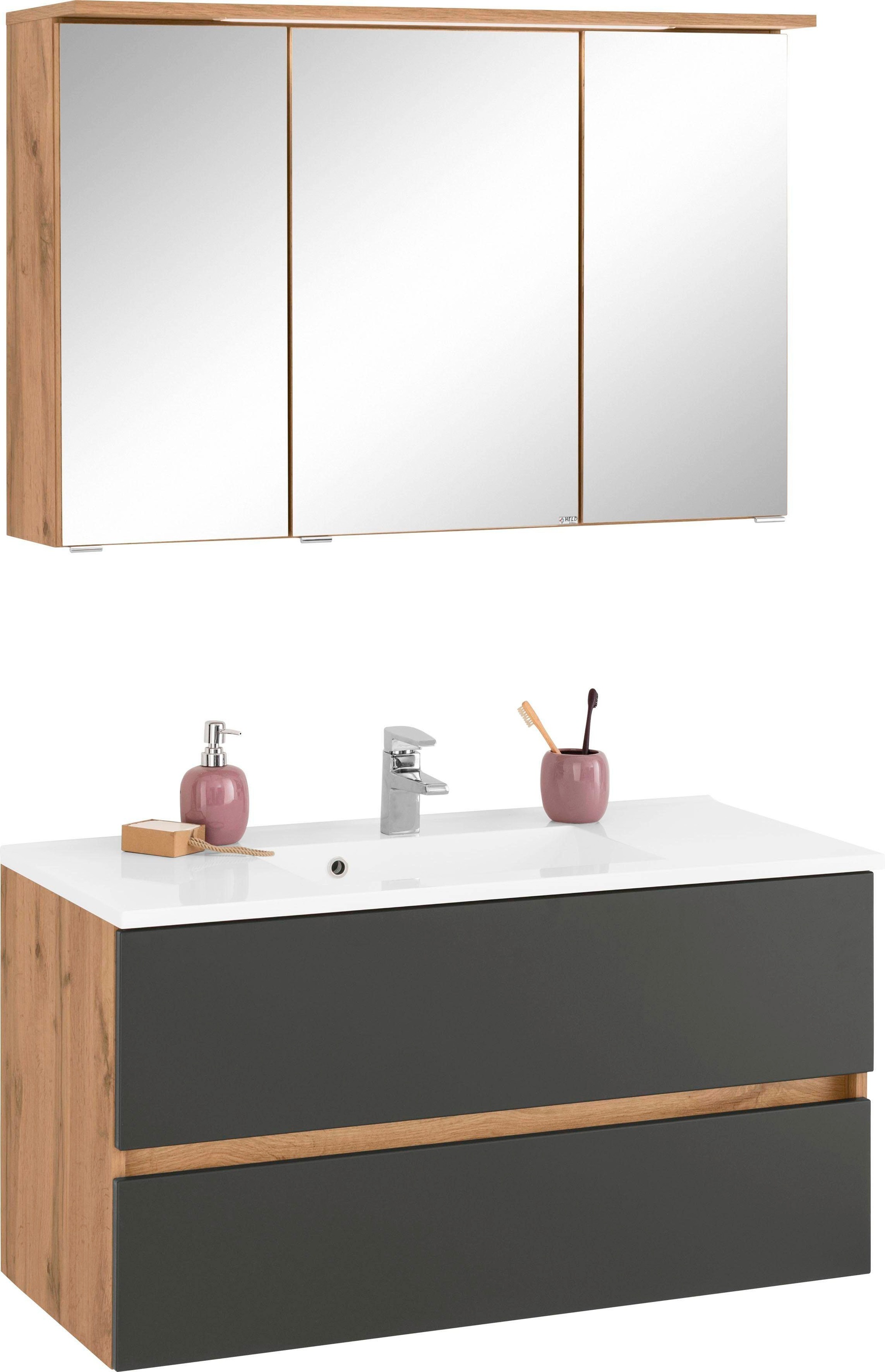 welltime Badmöbel-Set »Lucca« 2 Stk. tlg. günstig online kaufen