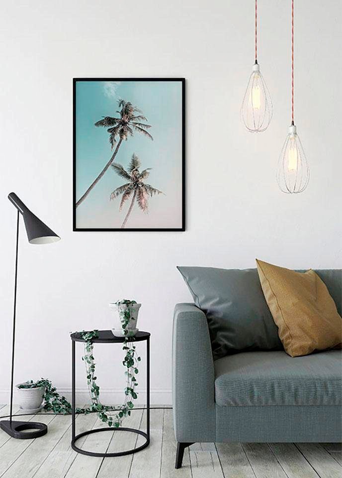Komar Bild »Miami Palms«, Pflanzen-Blätter, (1 St.), Wandbild zur Dekoration - ohne Rahmen
