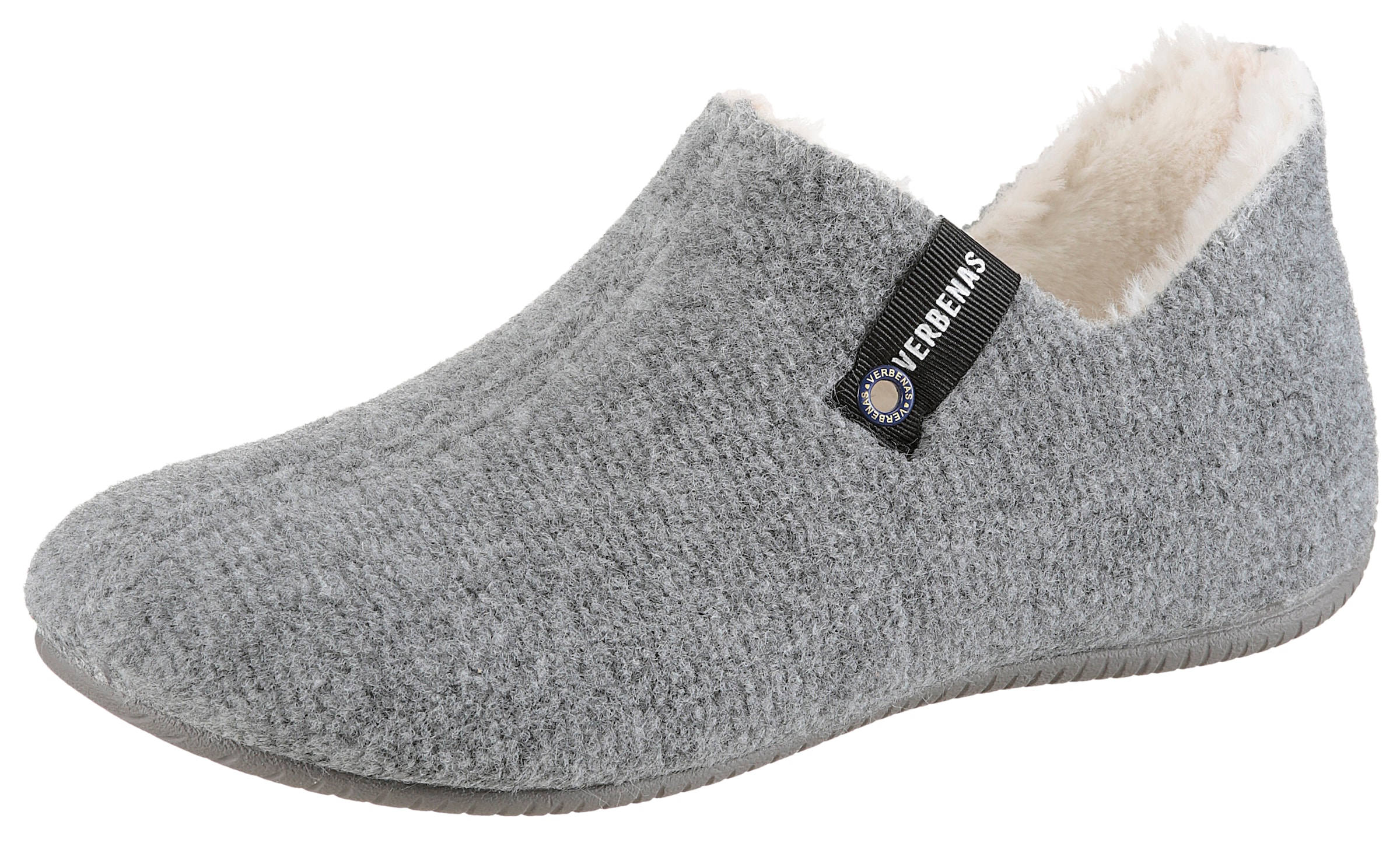 Hüttenschuhe "Yoi Gales" Hausschuh, Homeslipper, Schlupfschuh mit kuscheligem Warmfutter, Gr. 41, grau
