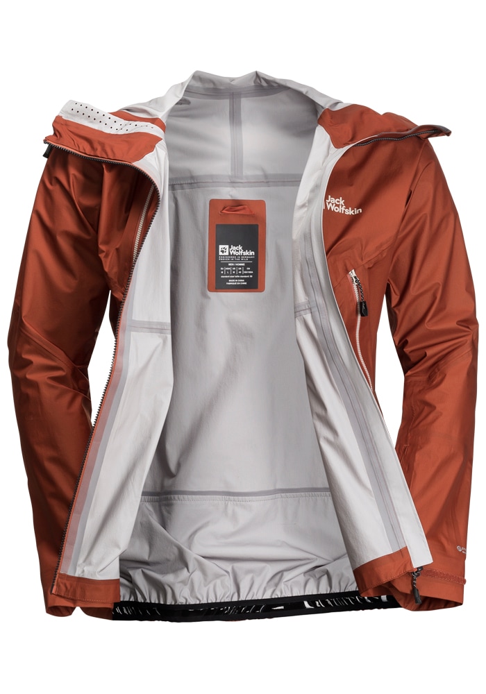 Jack Wolfskin Skijacke »ALPSPITZE AIR 3L JKT M«, mit Kapuze