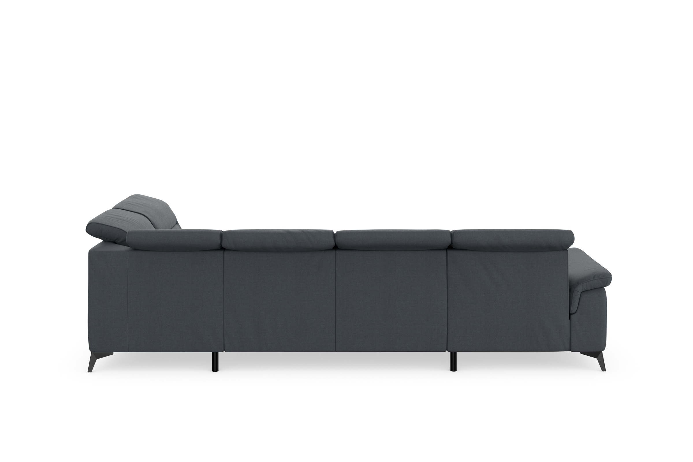 sit&more Wohnlandschaft »Sinatra U-Form«, optional mit Kopfteilverstellung und Armteilfunktion, Metallfüße