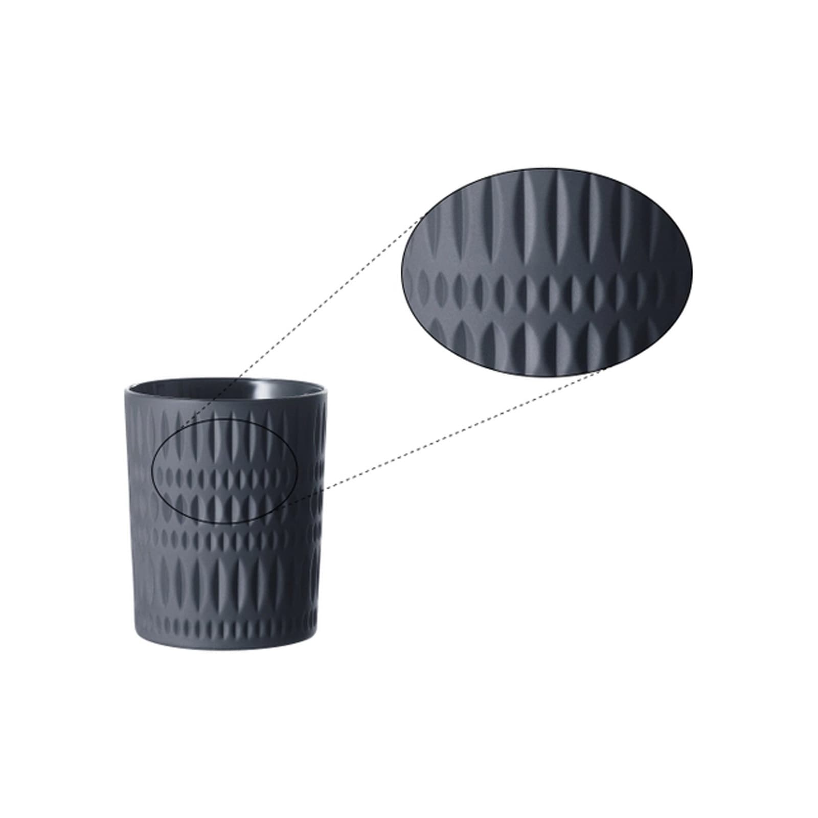 Nachtmann Whiskyglas »Becher Ethno 304 ml 2er Set schwarz«