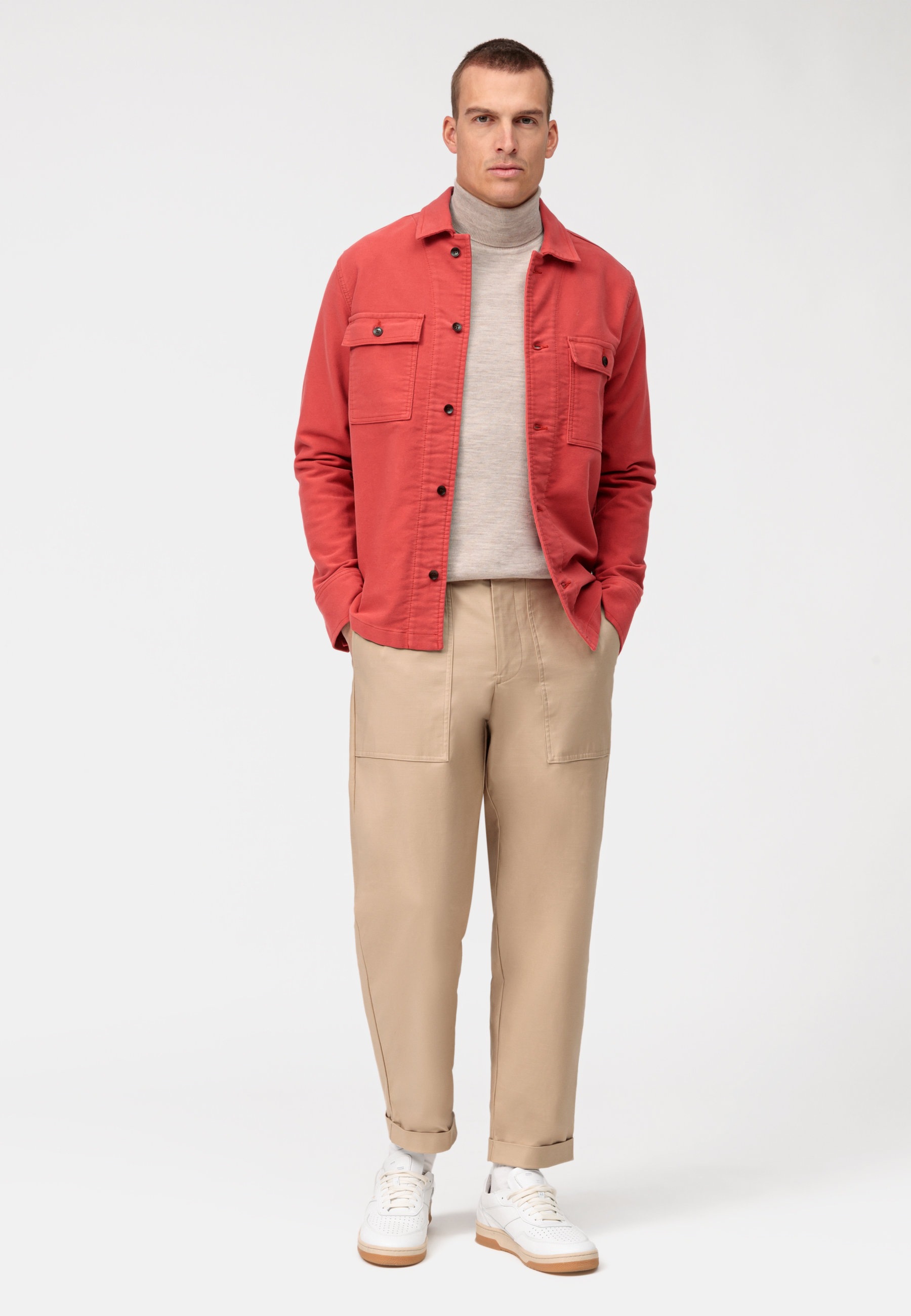 OLYMP Rollkragenpullover »OLYMP Casual Strick«