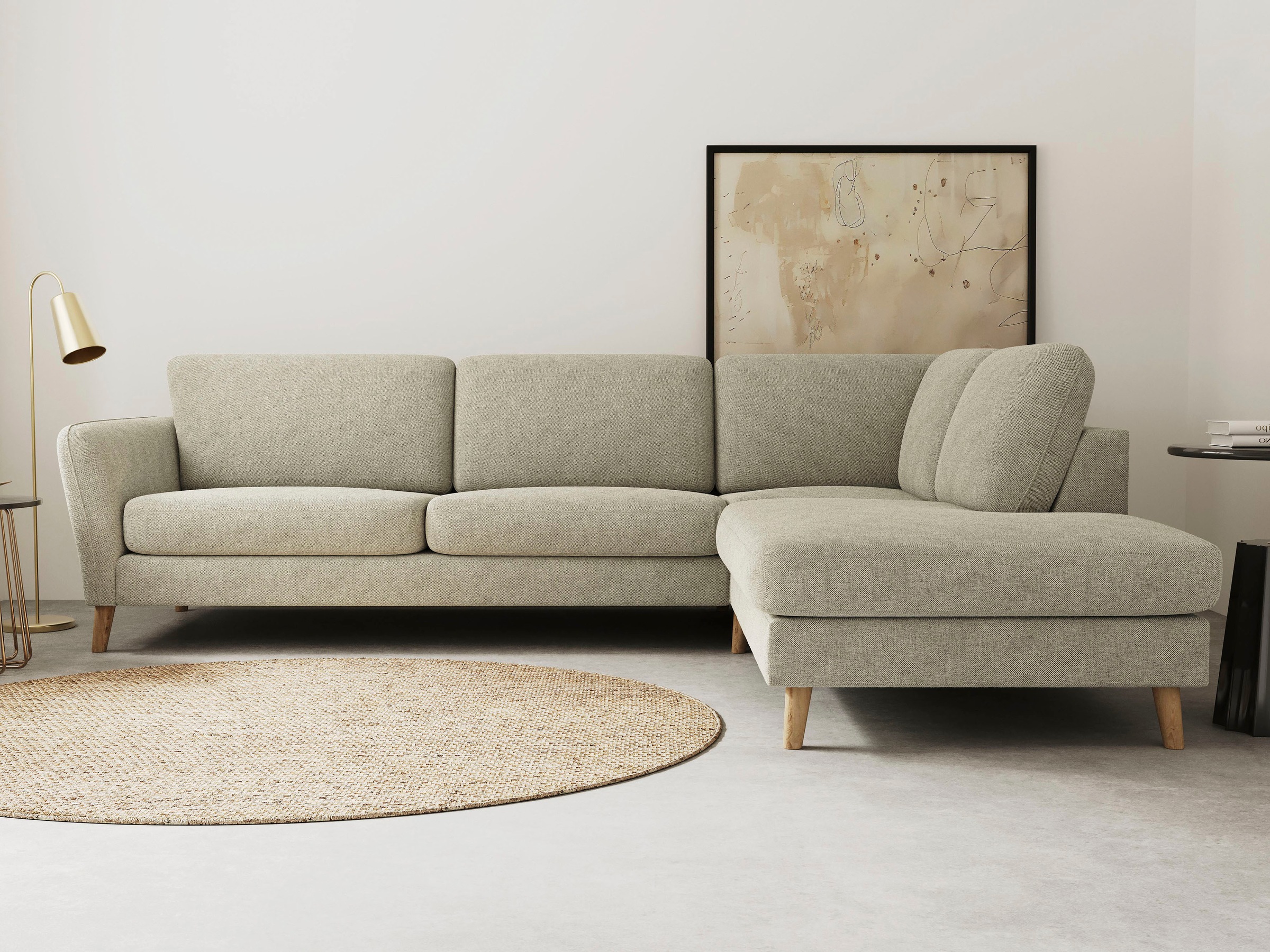 Home affaire Ecksofa »MARSEILLE 278/202 cm, L-Form, Ottom. rechts/links, ve günstig online kaufen