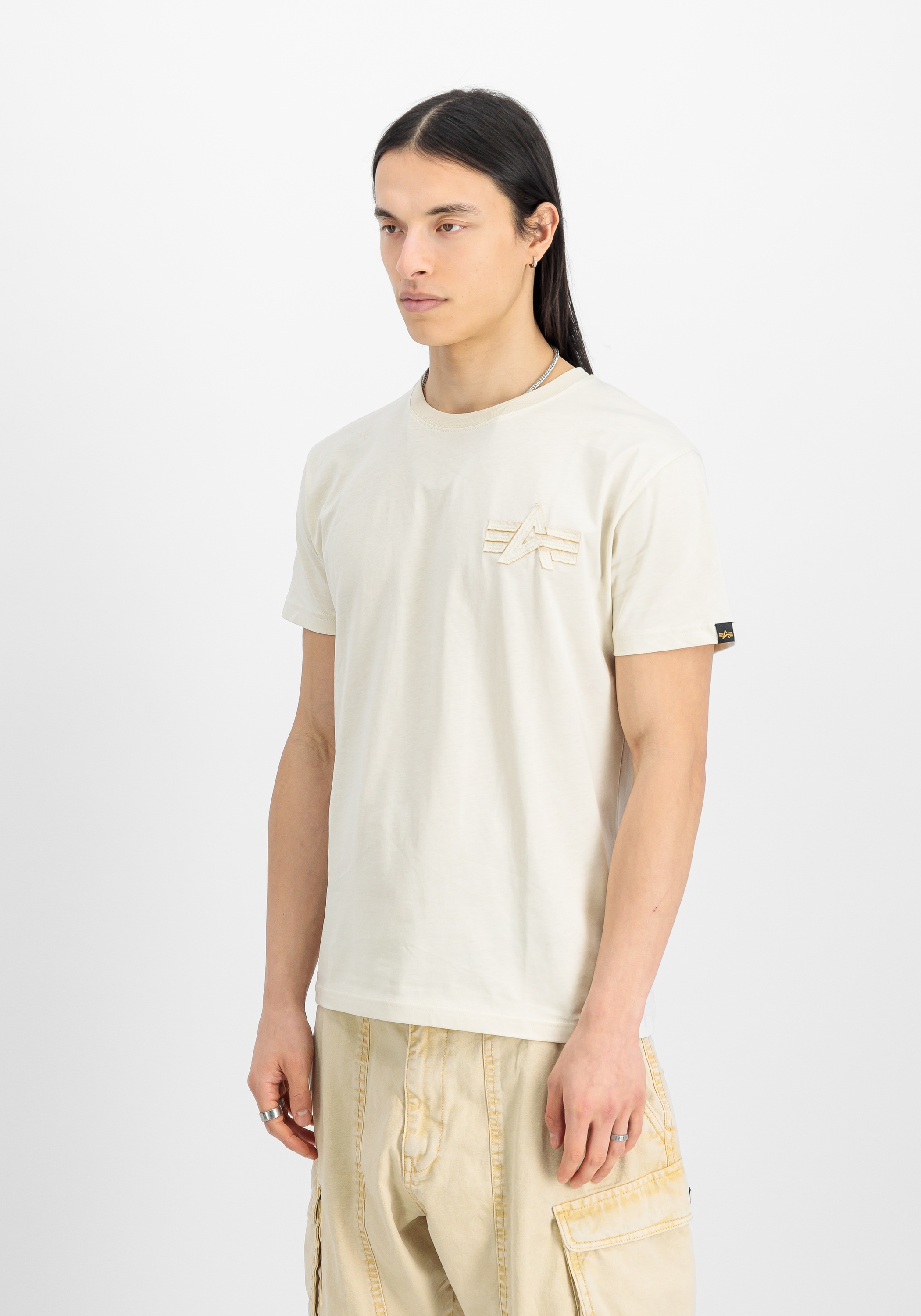 Alpha Industries T-Shirt »Alpha Industries Men - T-Shirts Coach T-Shirt Back Embroidery«