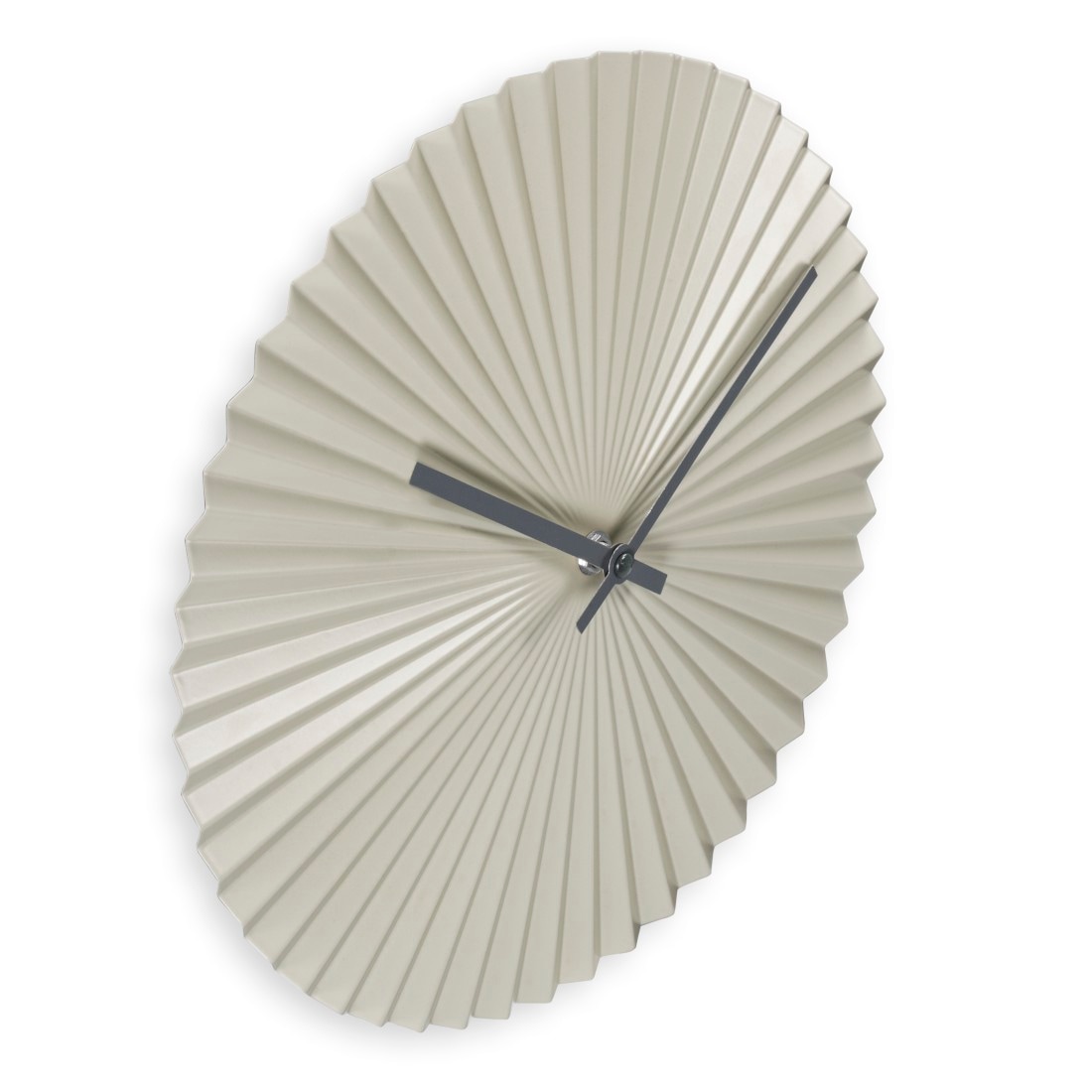 Hama Wanduhr »Uhr "Barbados", ohne Ticken, Ø 30 cm, Graugrün«, geräuscharm