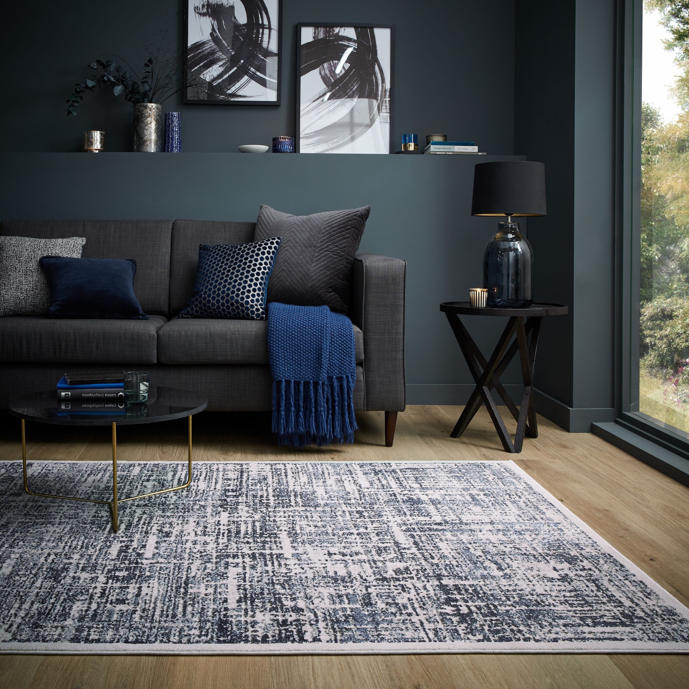 FLAIR RUGS Teppich »Eris Trace«, rechteckig, 8 mm Höhe, Glanzeffekt Teppich günstig online kaufen