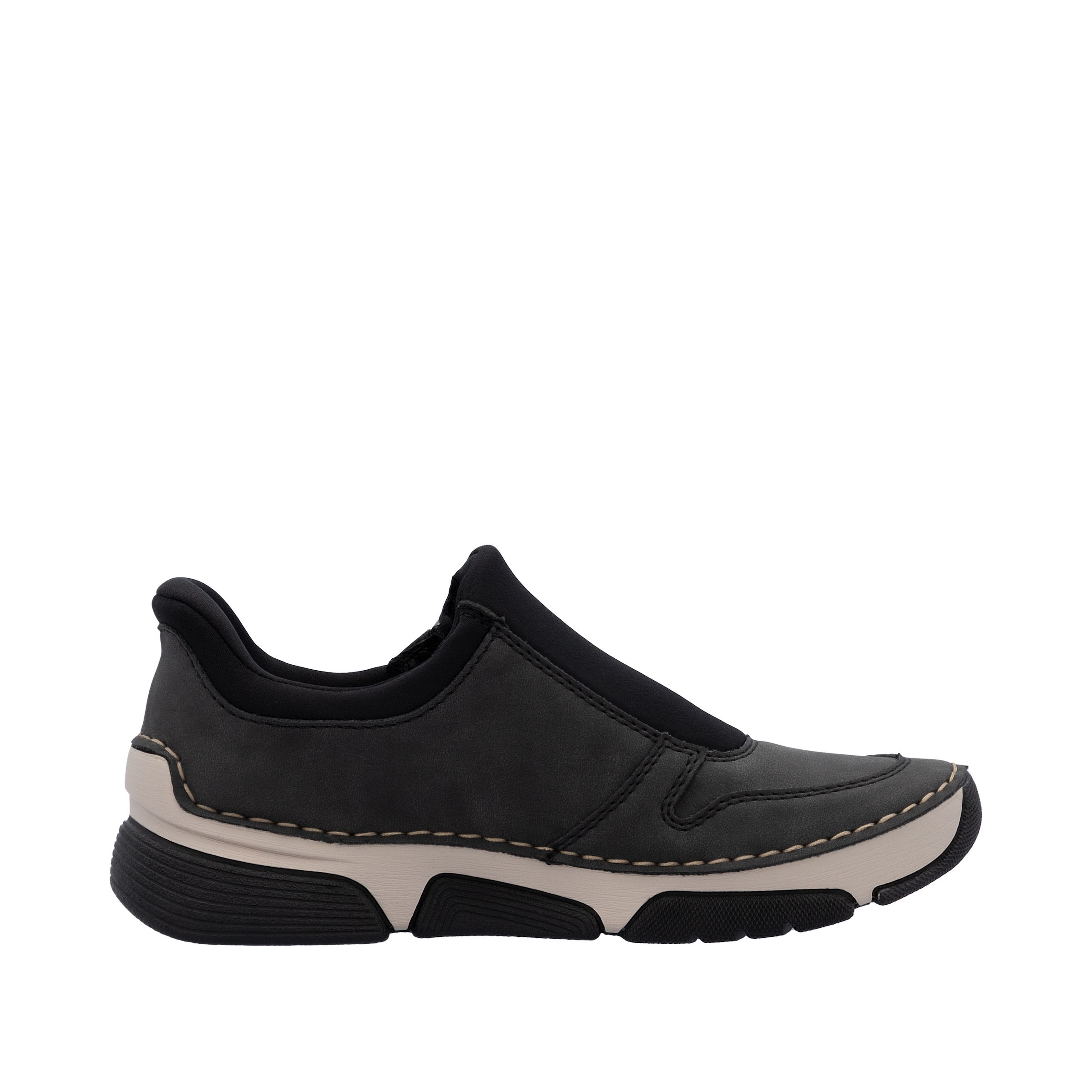 Rieker Slip-On Sneaker »Ready2GO«, Halbschuh, Freizeitsneaker mit seitlichem Reißverschluss