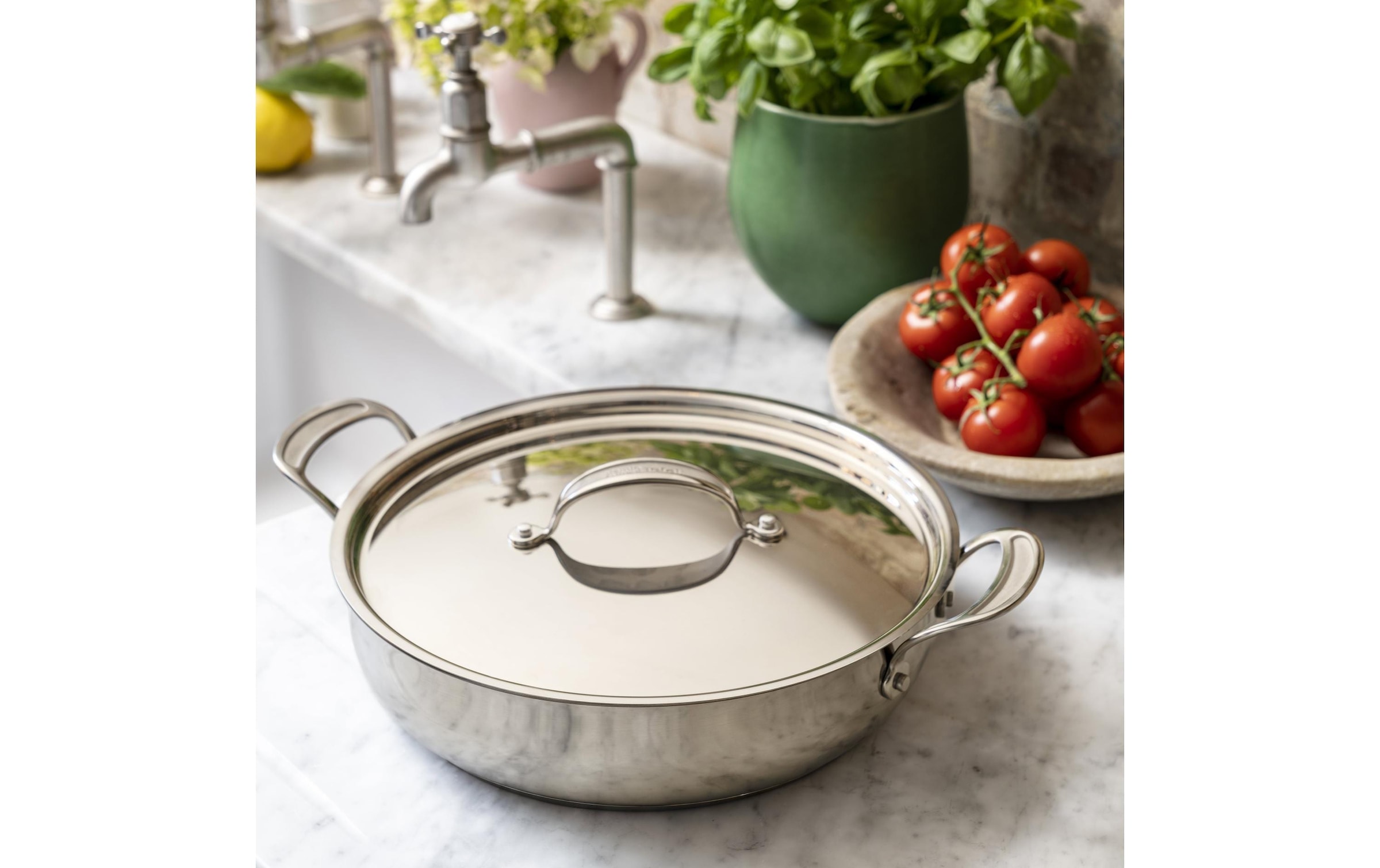 Tefal Servierpfanne »Jamie Oliver Classic Servierpfanne« Edelstahl