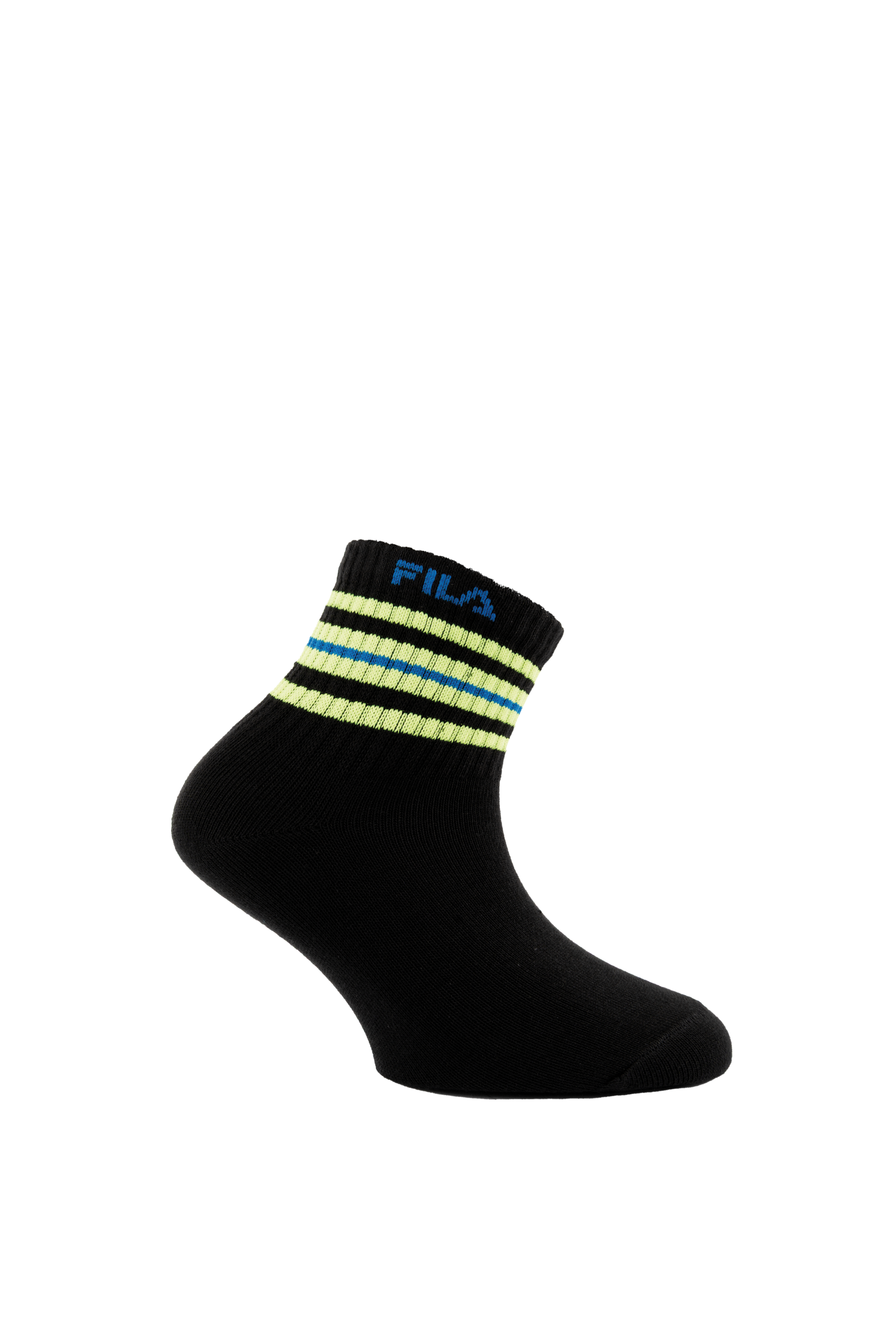 Fila Kurzsocken 6 Paar,  Cotton-Mix, mit Rippenbündchen