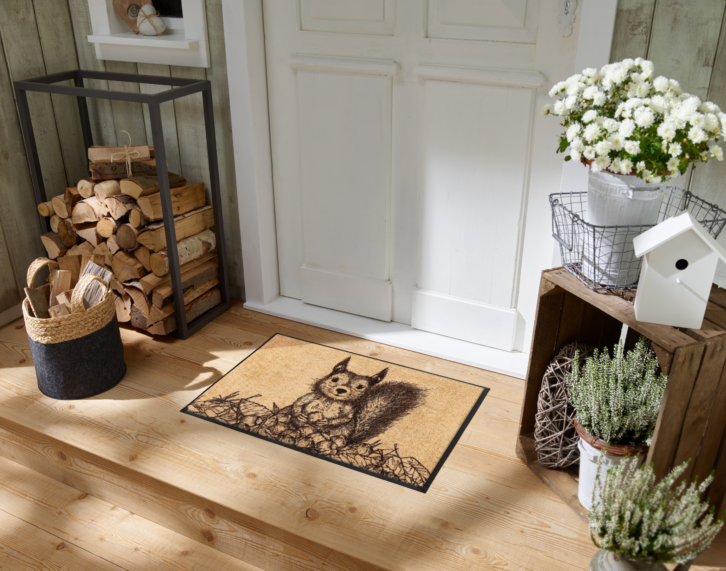 wash+dry by Kleen-Tex Fußmatte »Squirry« rechteckig 7 mm Höhe