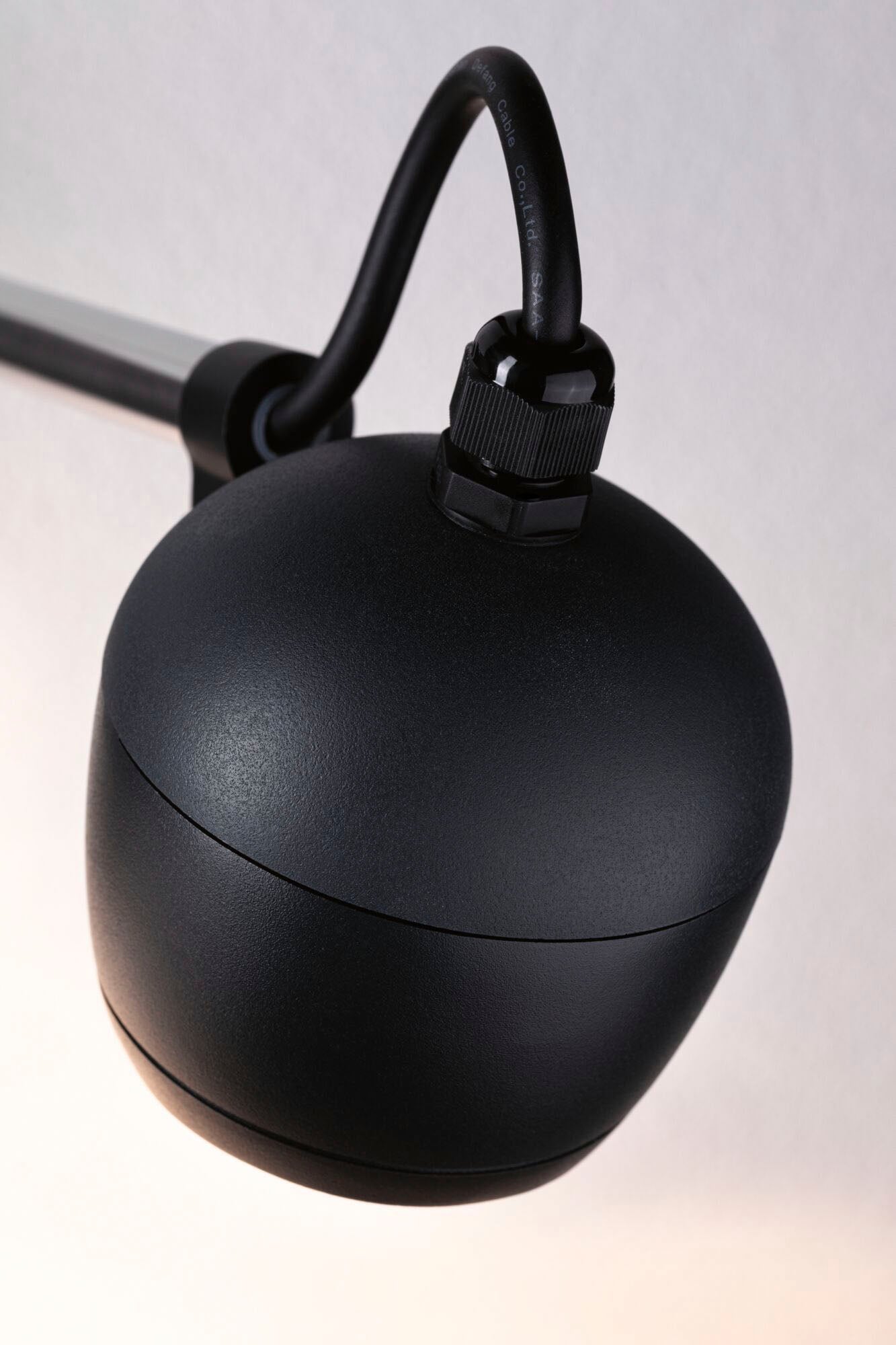 Paulmann LED Außen-Wandleuchte »Kikolo 230V 60° 3000K anthrazit« 1 Stk. Warmweiß