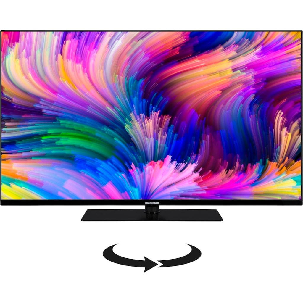 Telefunken QLED-Fernseher »D50Q700M6CW«, 126 cm/50 Zoll, 4K Ultra HD, Google TV-Smart-TV