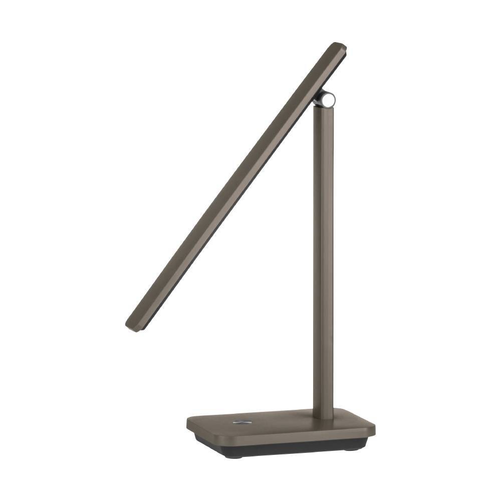 EGLO Tischleuchte »INIESTA«, 1 flammig, Leuchtmittel LED-Modul | LED fest integriert, Tischlampe touch dimmbar, USB Ladefunktion, Cappuccino und Schwarz