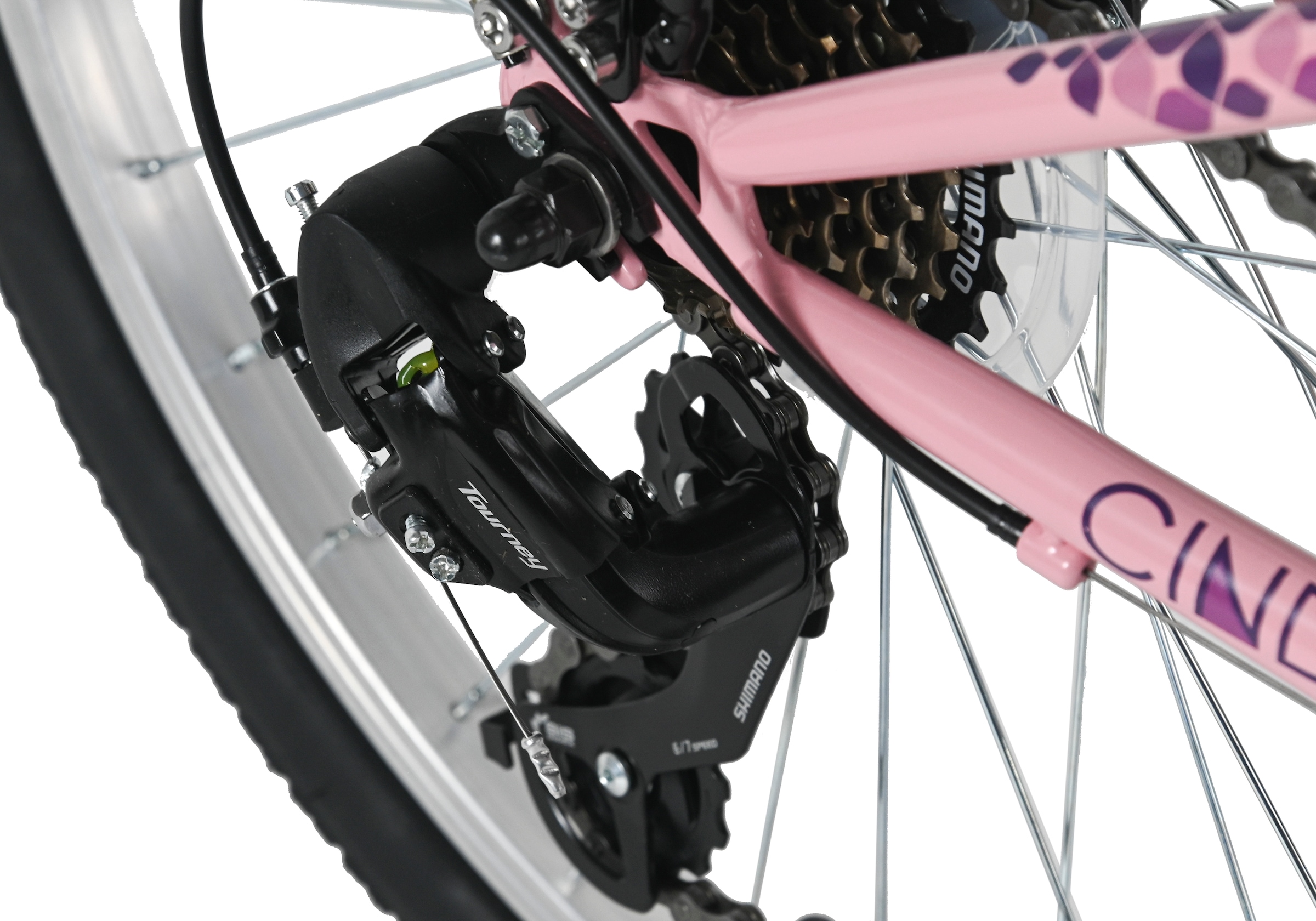 Dacapo Kinderfahrrad »DaCapo Kinderfahrrad 24" Cindy 7 Gänge - Ab 8 Jahre« 7 Gang Kettenschaltung