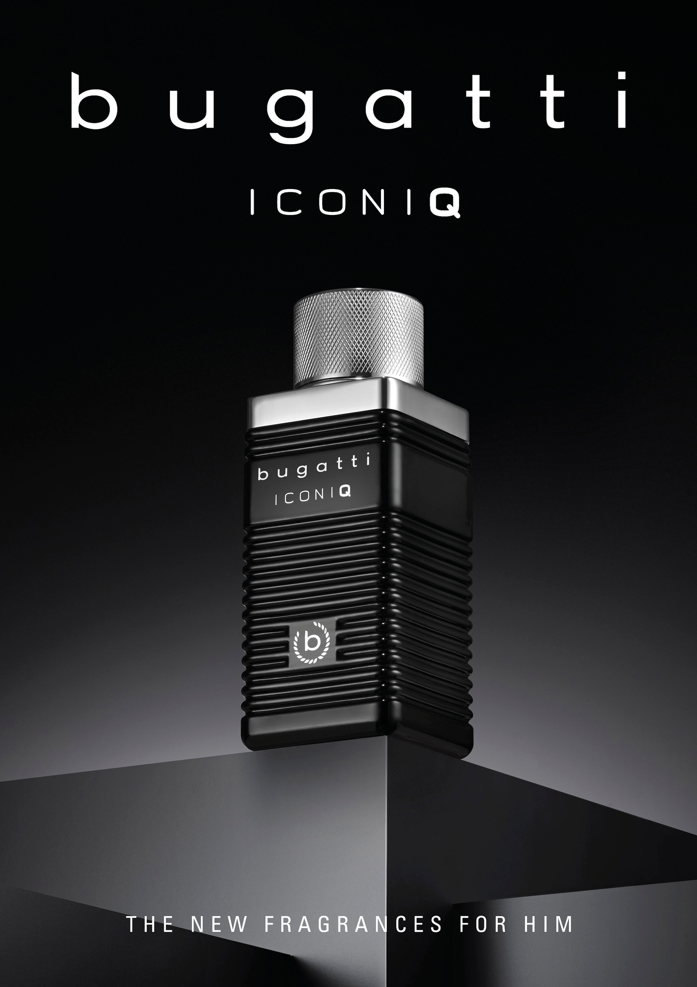 bugatti Eau de Toilette »BUGATTI Iconiq Black EdT 100ml«, Würziger Herrenduft mit Kardamom, Bergamotte und warmen Holznoten.