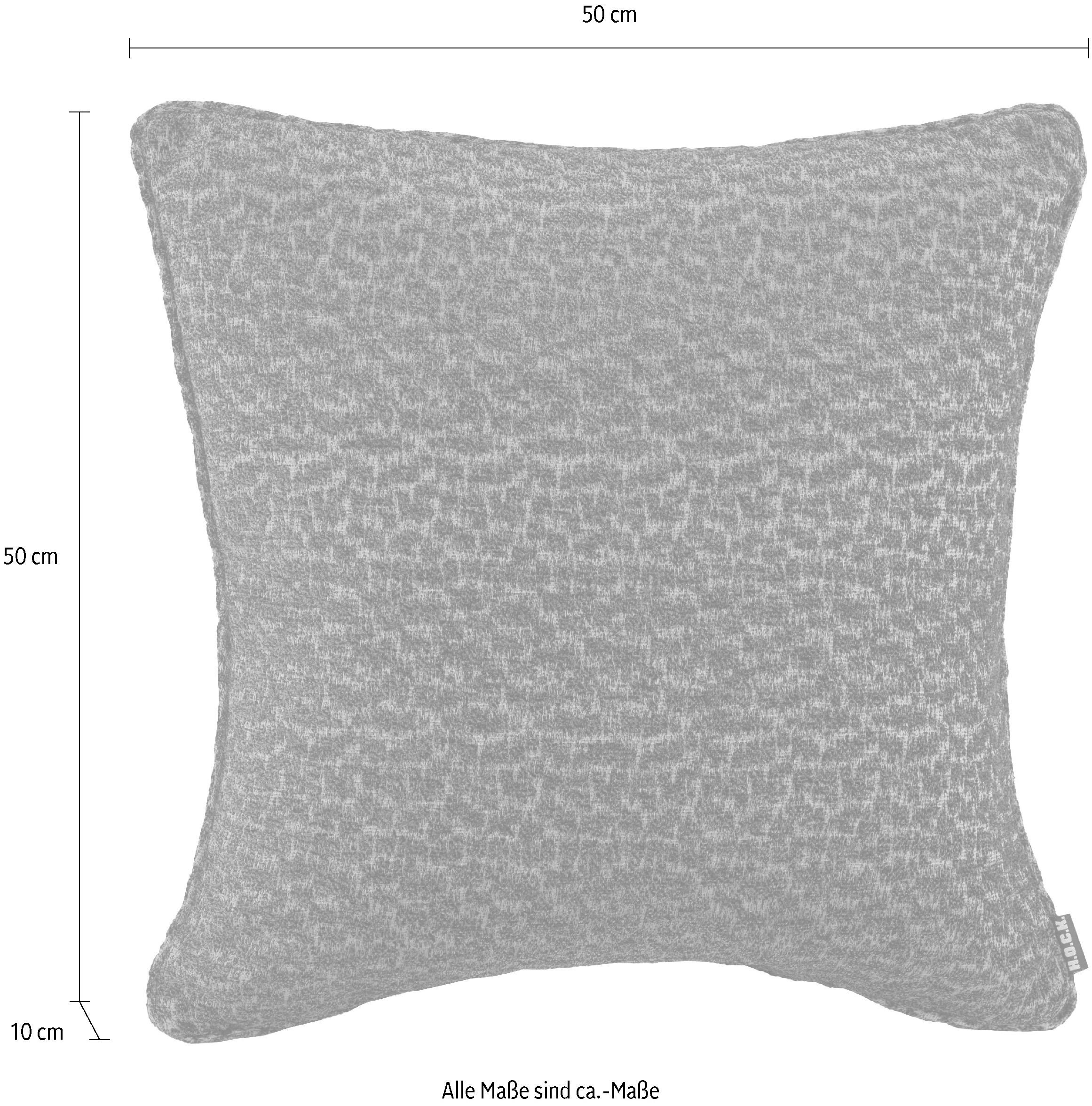 H.O.C.K. Dekokissen »Sheffo«, Strukturstoff, Kissenhülle mit Füllung, 1 Stü günstig online kaufen