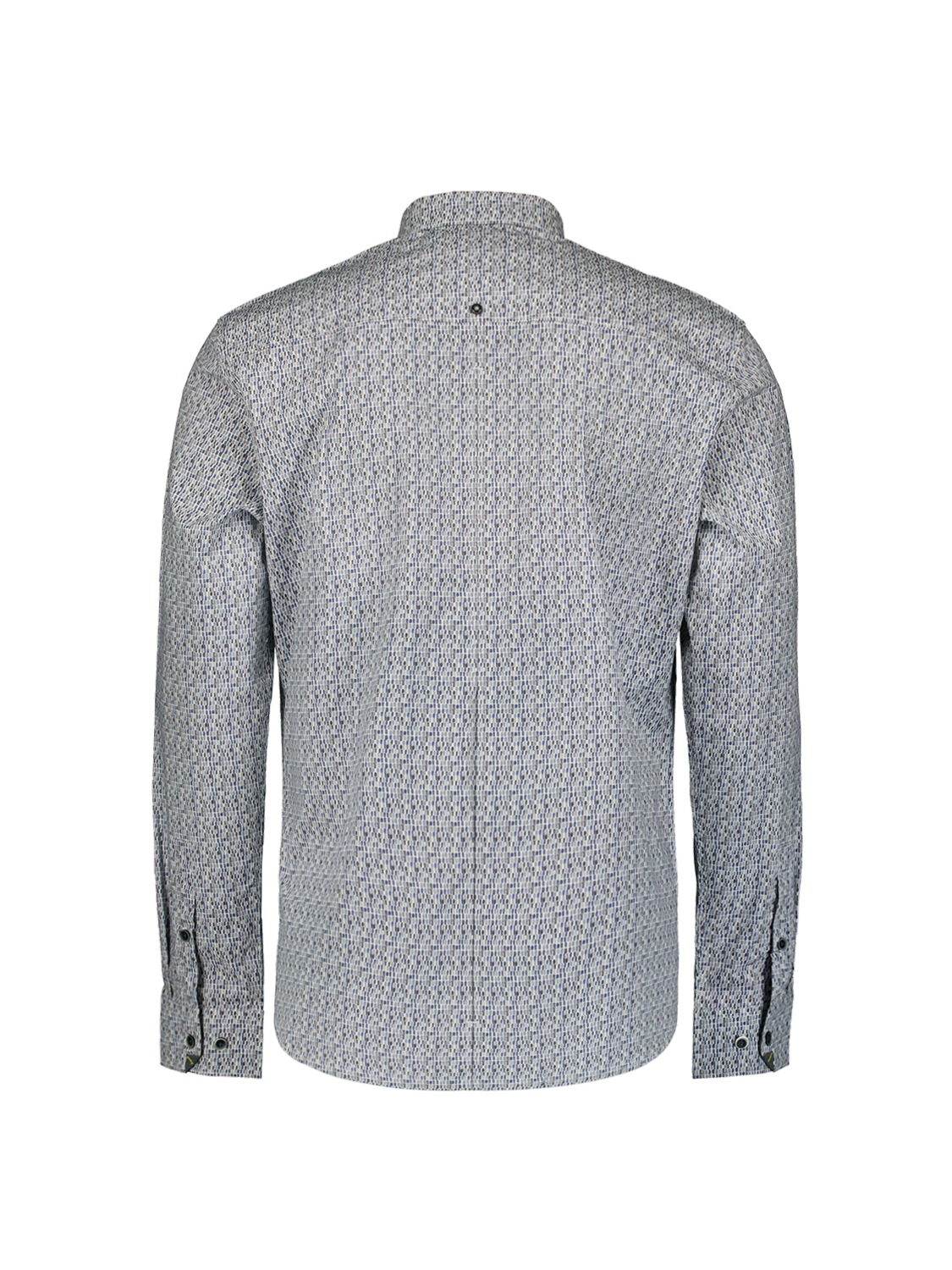 NO EXCESS Langarmhemd »No Excess Bedrucktes Stretch-Hemd«