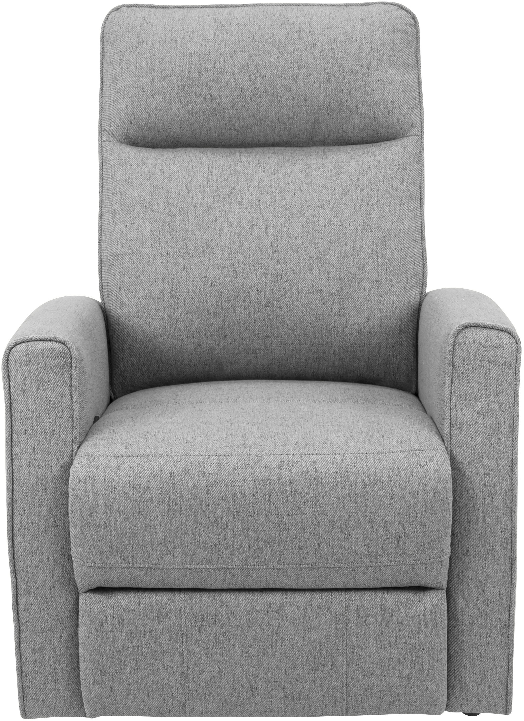 INOSIGN Relaxsessel »KAYLI mit Schaukel-, Dreh und Liegefunktion, Webstoff, Federkern«, Lesesessel, TV-Sessel mit Reclinerfunktion, 360° drehbar