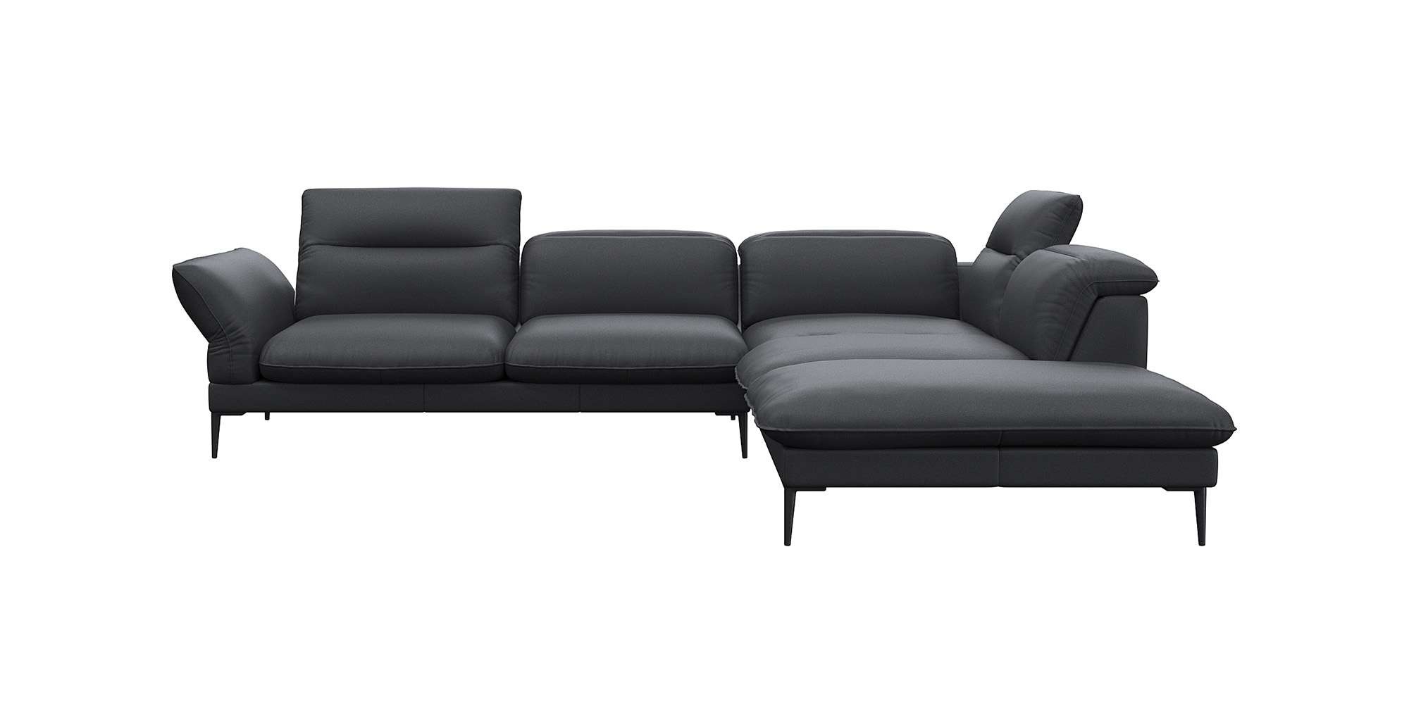 FLEXLUX Ecksofa »Salino, Funktionssofa mit Ottomane, Relaxsofa, Ecksofa« So günstig online kaufen