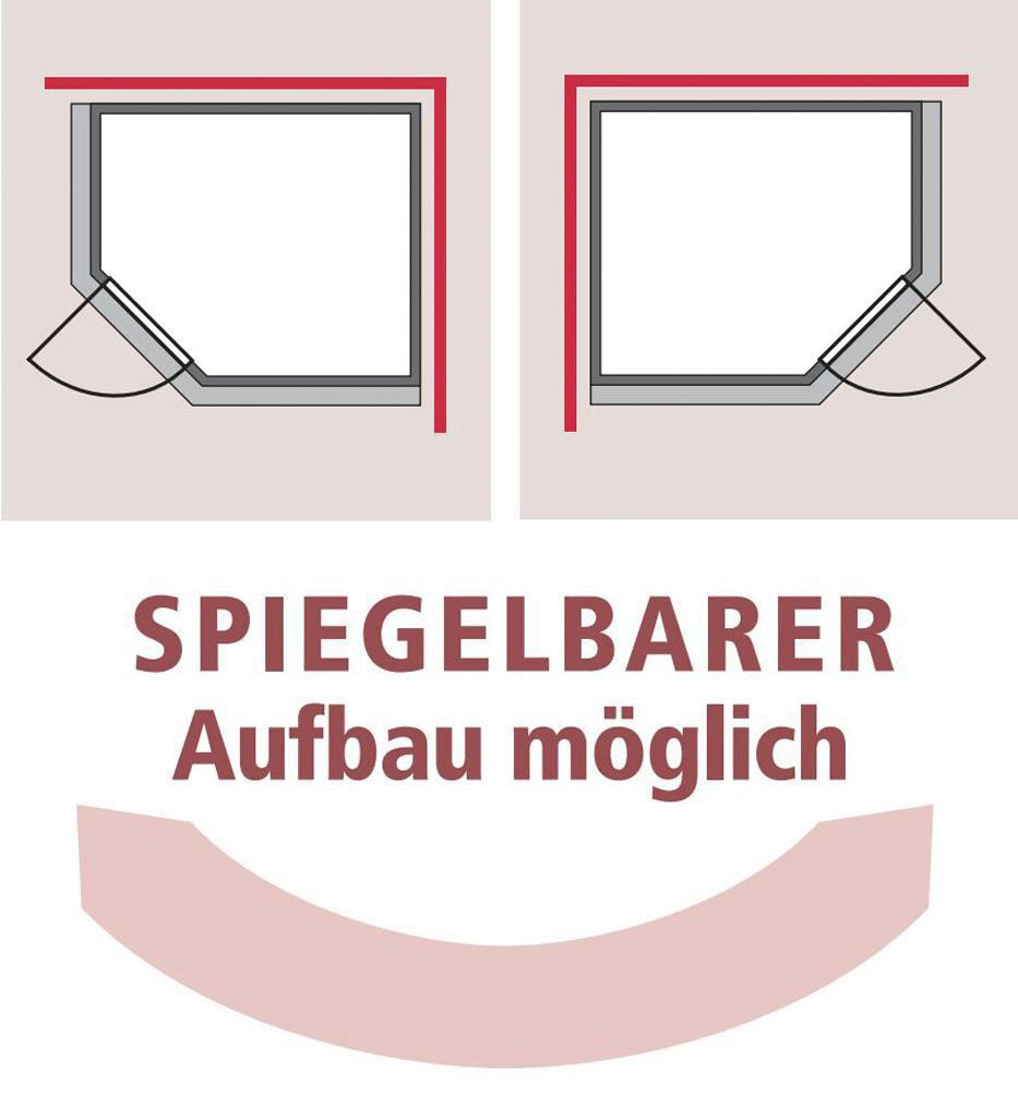 Karibu Sauna »Sodin« Set,  Ofen 9 kW Bio externe Strg easy