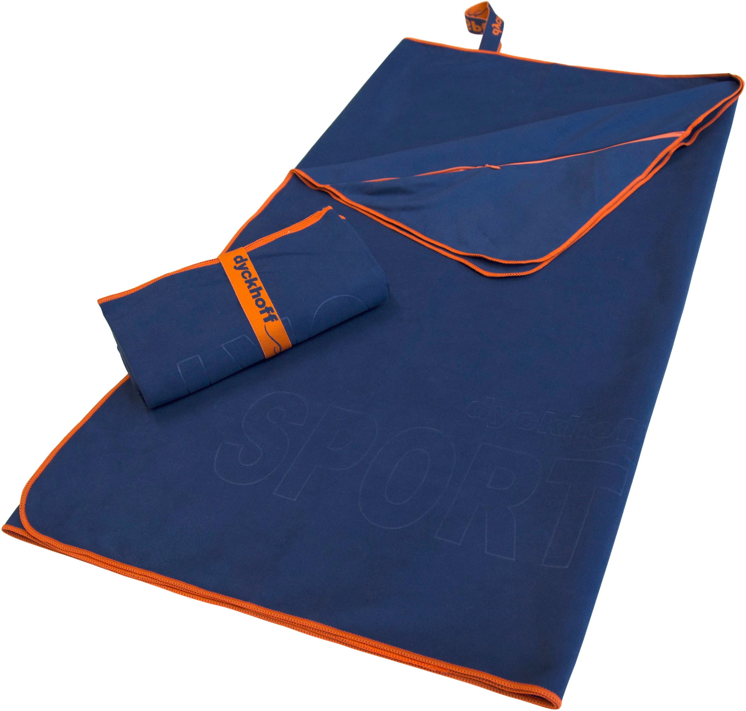 Dyckhoff Sporthandtuch »Mikrofaser Sporttuch«, (1 St., Handtuch 80 x 180 cm günstig online kaufen