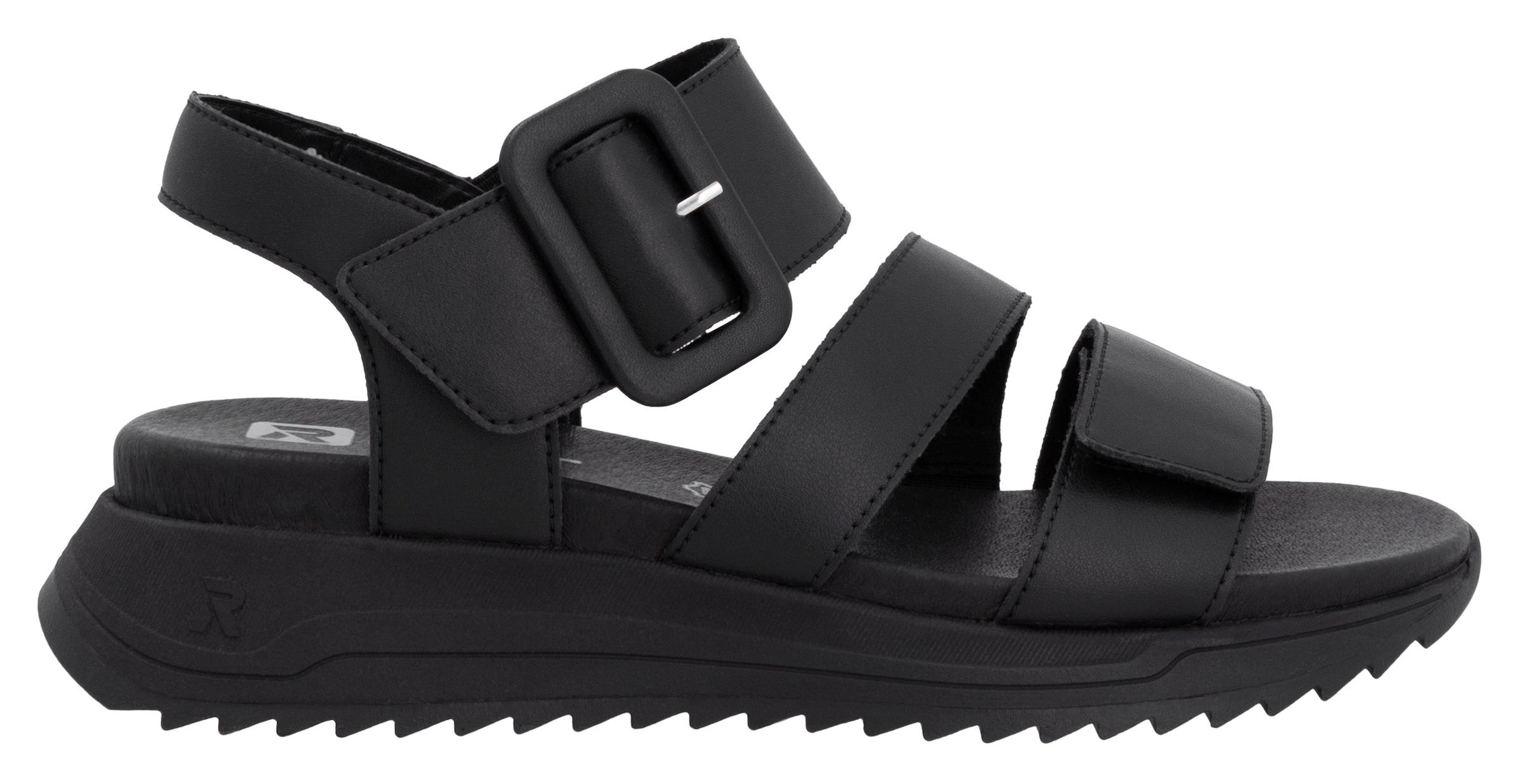 RIEKER Sport Riemchensandale, Sommerschuh, Klettschuh, Outdoorsandale mit weichem Fußbett