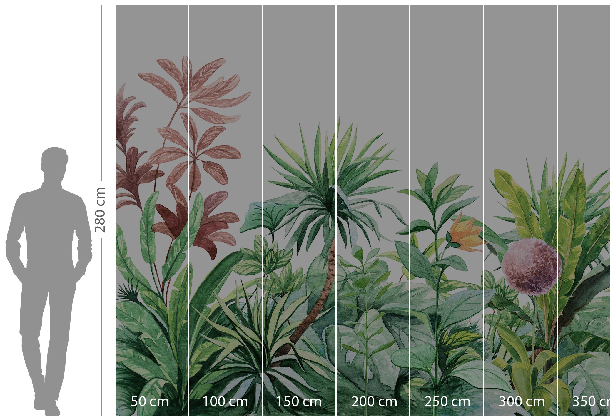 Komar Vliestapete »Digitaldruck Vlies -  Terrain - Größe 300 x 250 cm« bedruckt glatt Kinderzimmer