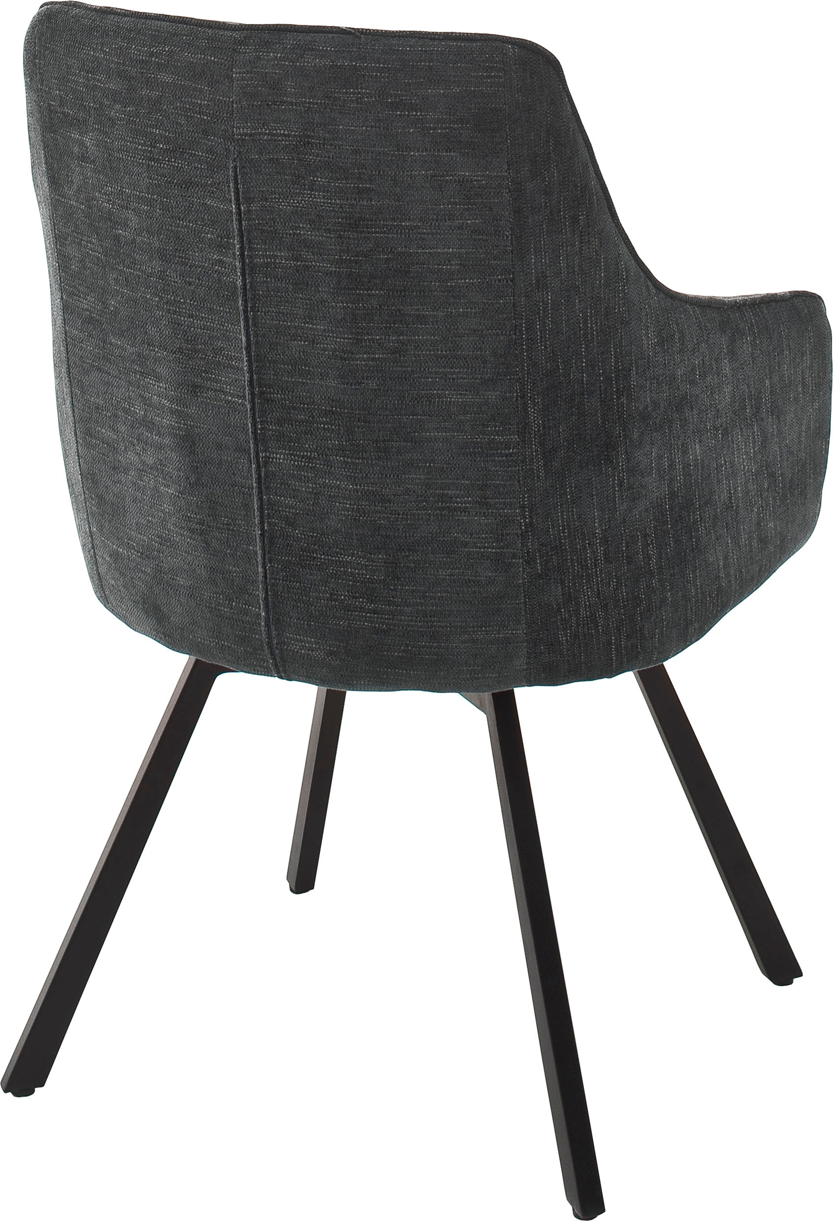 MCA furniture Esszimmerstuhl »Sassello«, (Set), 2 St., Stuhl 180°drehbar mit Nivellierung, Stoffbezug, belastbar bis 120 kg