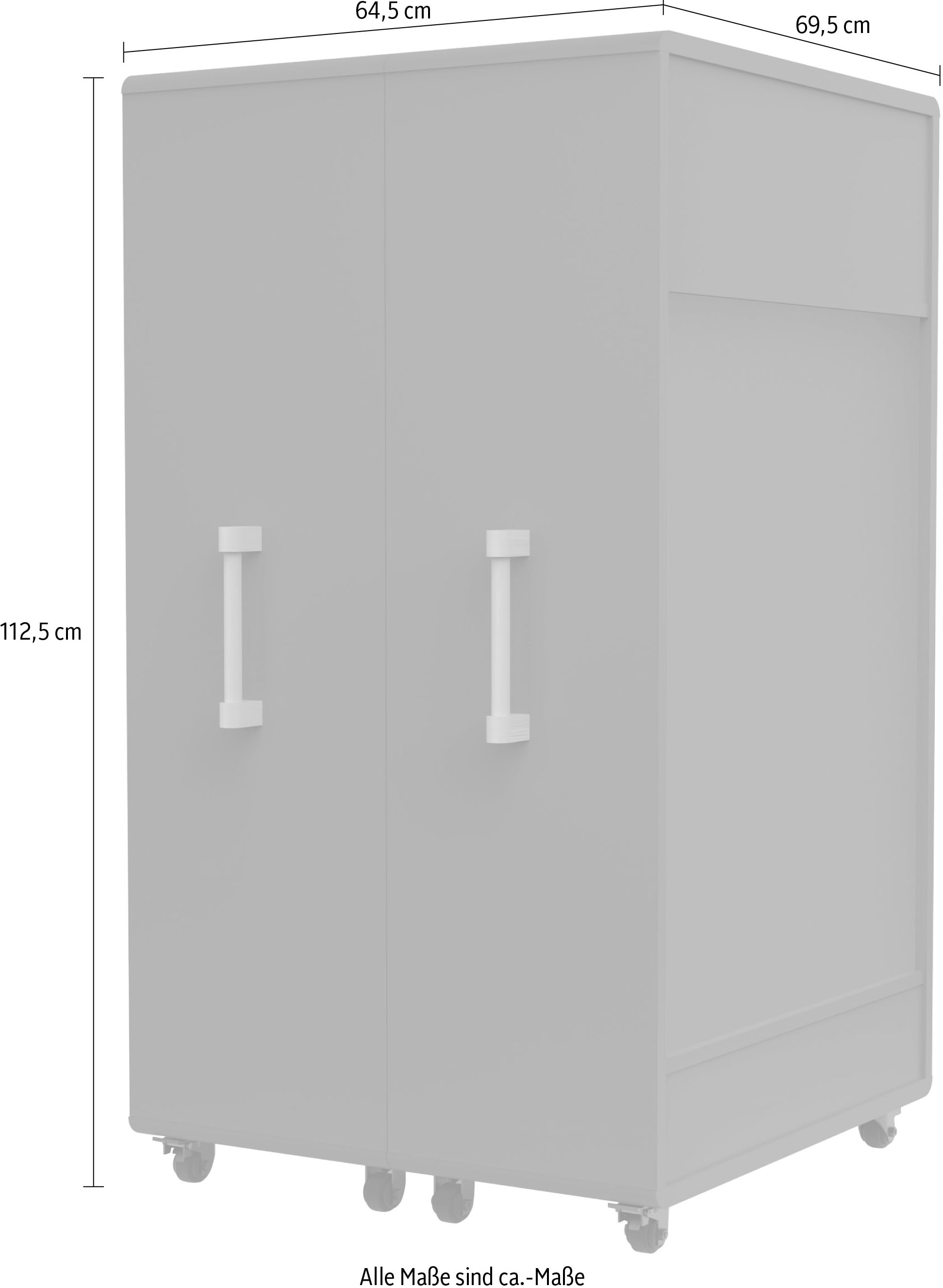 Demeyere GROUP Kinderkleiderschrank »Mini malle«, Attraktives modernes Design