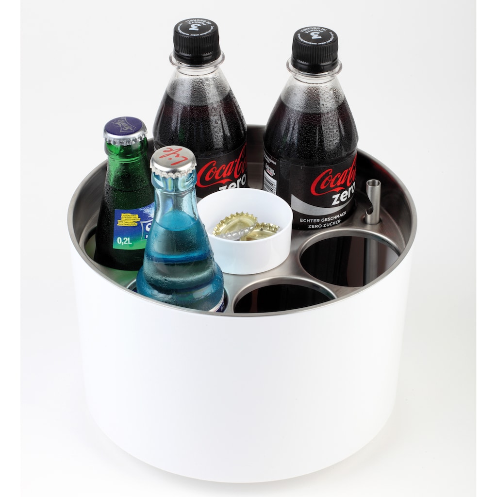 APS Outdoor-Flaschenkühler, (Flaschenkühler-Kühlakku-Flaschenöffner-Kronkorkenschale)