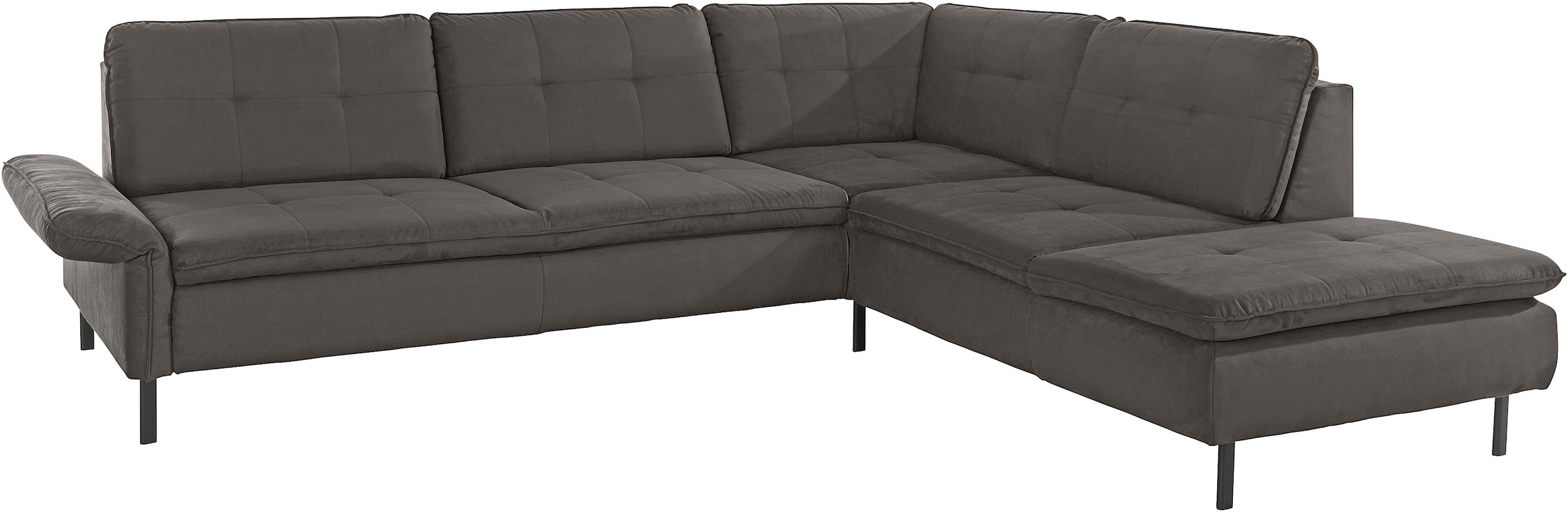 INOSIGN Ecksofa »Birkholm L-Form«, Armlehnverstellung, auch in Easy Clean Bezug - mit Wasser zu reinigen