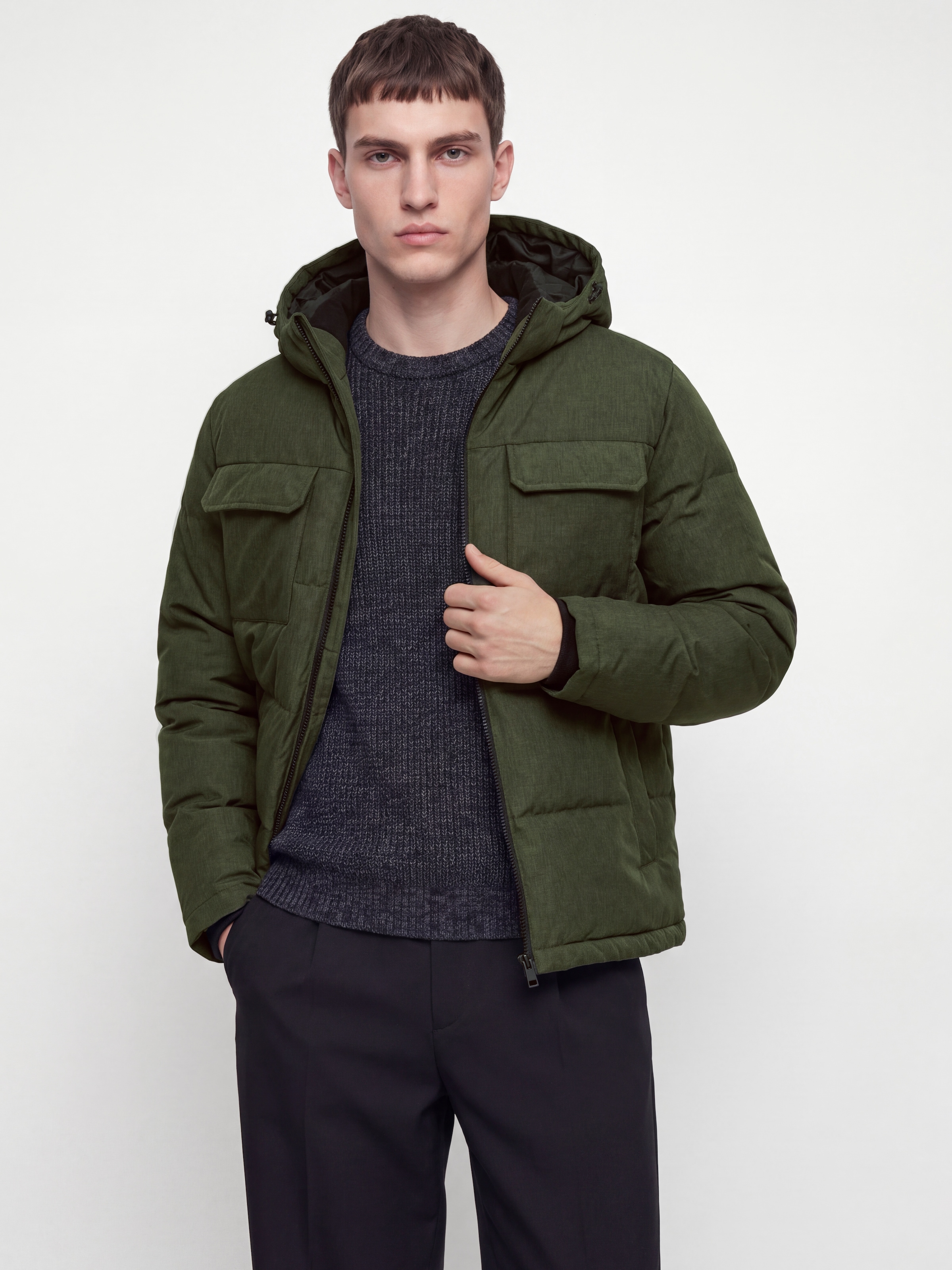 Jack & Jones Steppjacke »JJWILLIAM PUFFER JACKET« mit Kapuze Kunstfaser, regular fit