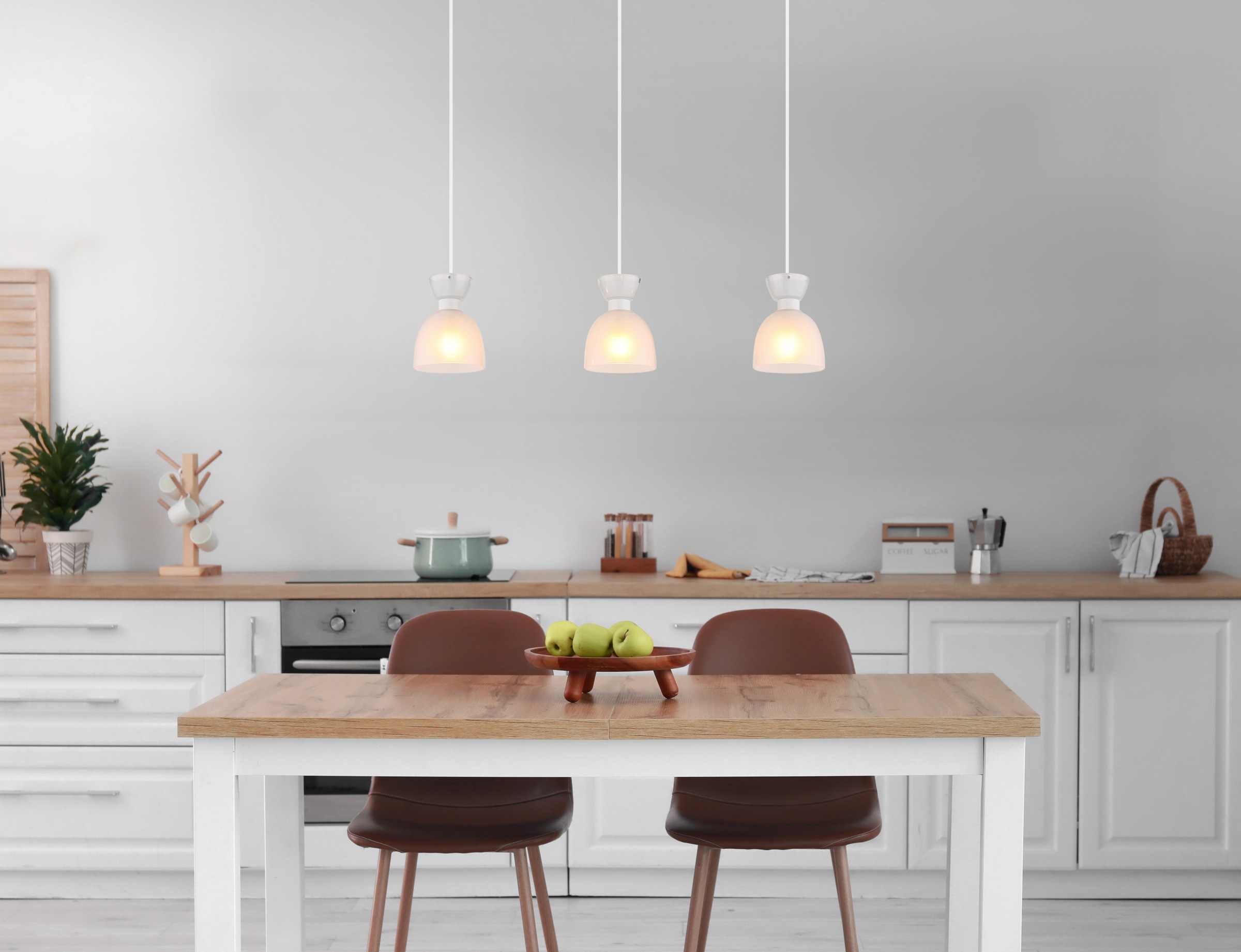 GLOBO LIGHTING Hängeleuchte »MASSEY« E14 1 Stk. Hängelampe Esszimmer-Leuchte Esstischleuchte Wohnzimmer