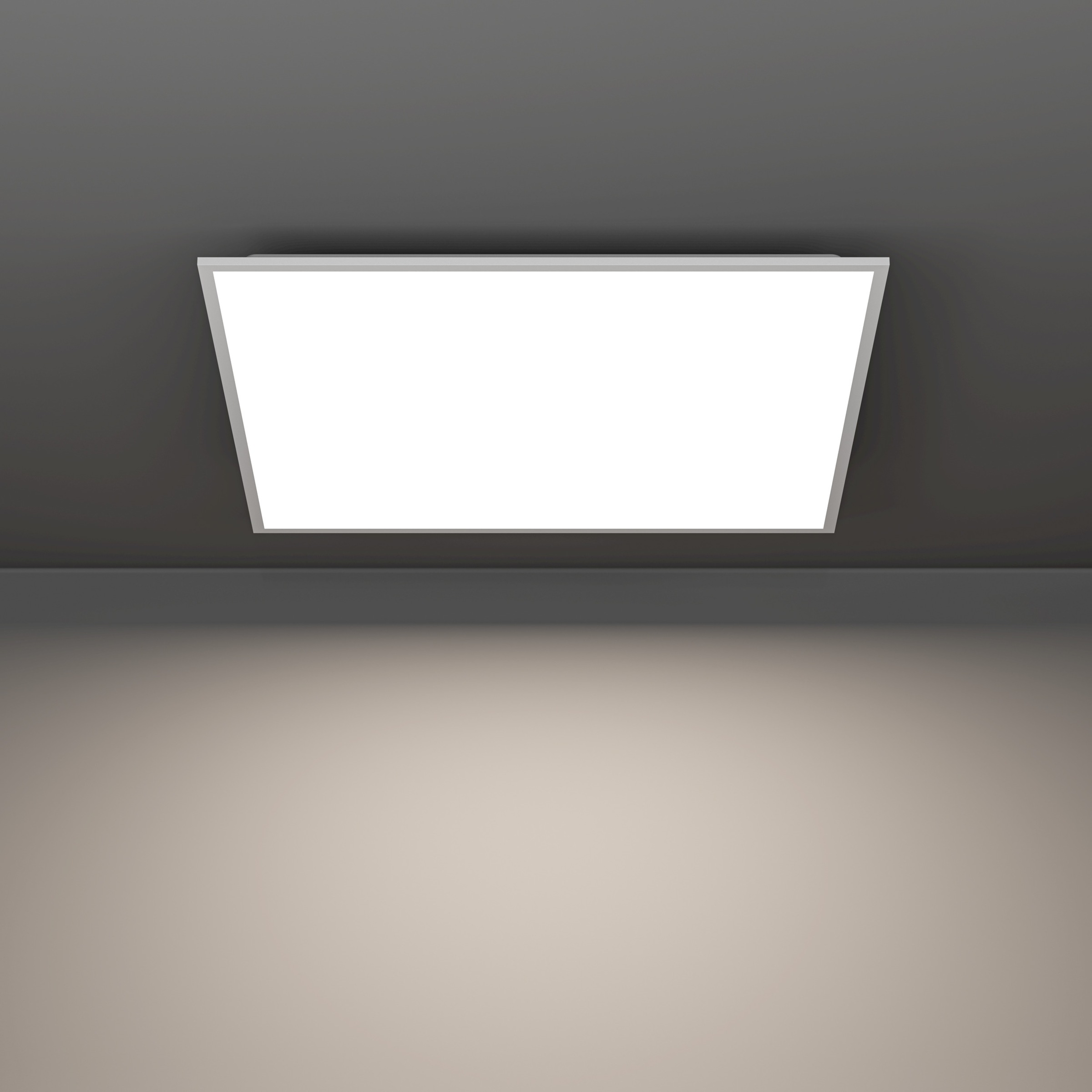 EGLO LED Deckenleuchte »MORADILLO-Z Deckenlampe - Stahl - LED - 33W - IP20« LED-Modul 1 Stk. Kaltweiß | Neutralweiß | RGB | Warmweiß Wohzimmerlampe, Esszimmerlampe, Schlafzimmer, L59,5 x B59,5 x H6,1 cm