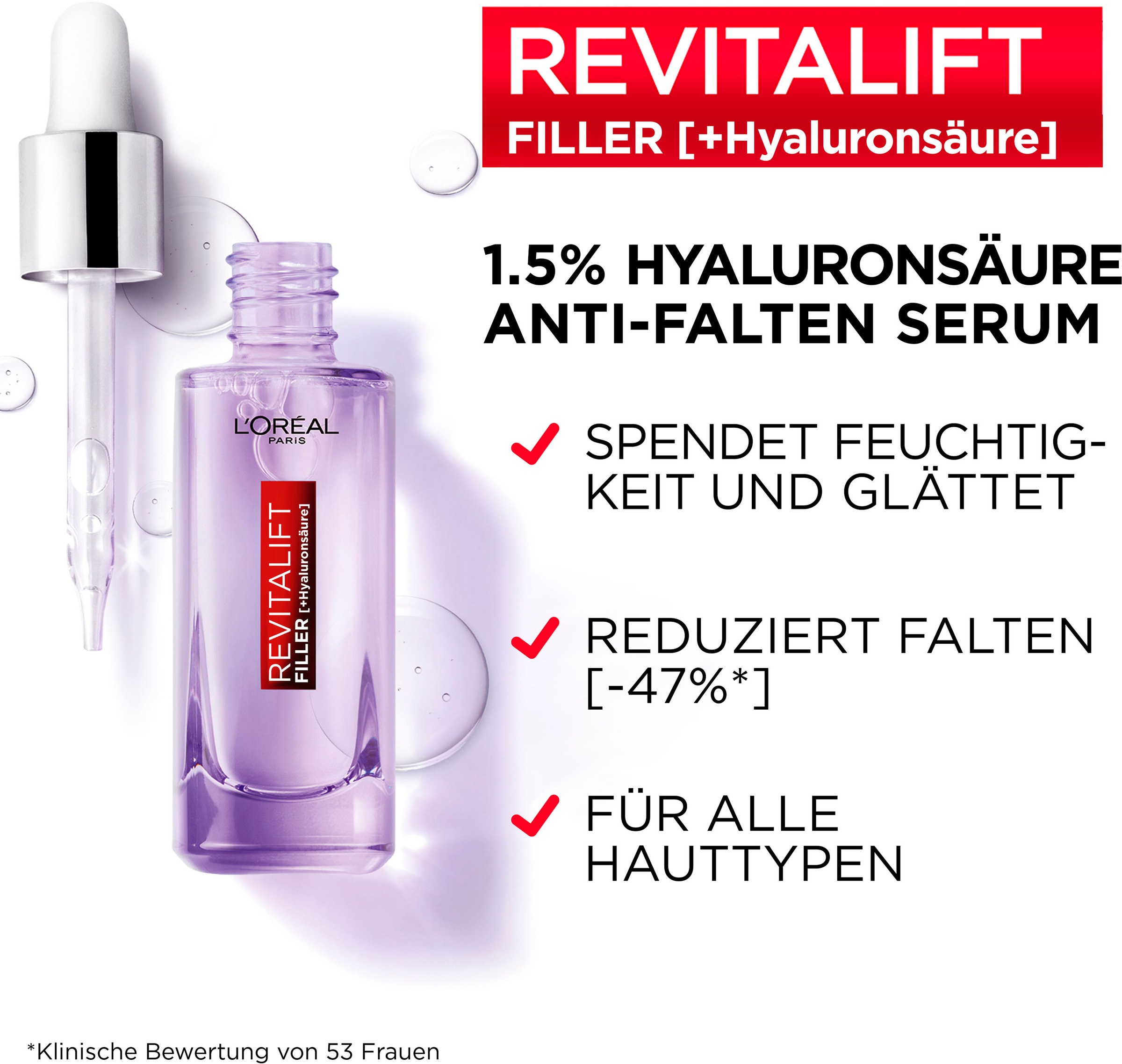 3. Bild von L'ORÉAL PARIS Gesichtsserum »Revitalift Filler Anti-Falten«
