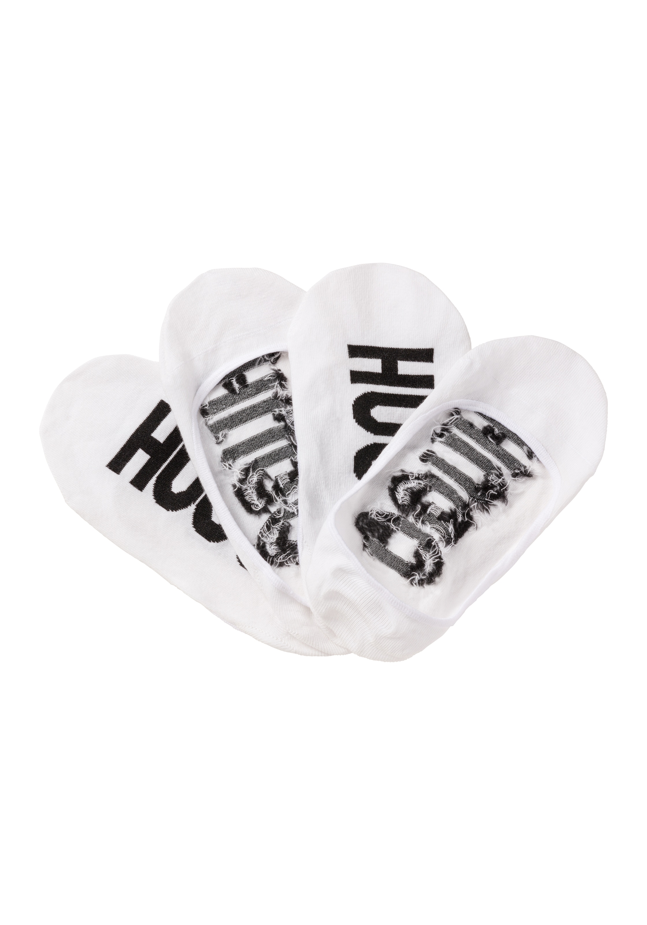 HUGO Underwear Sneakersocken »2P INVISIBLE W« Packung, 2er, 2 Stk. tlg. mit HUGO Logoschriftzug unter der Sohle