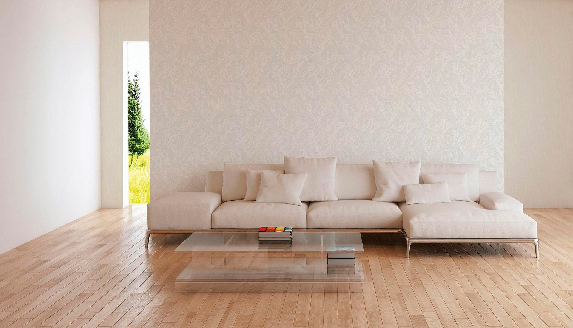 living walls Textiltapete »Di Seta«, Barock-ornamental-gemustert, Klassik Tapete Barock Tapeten Wohnzimmer Schlafzimmer Küche Flur Optik