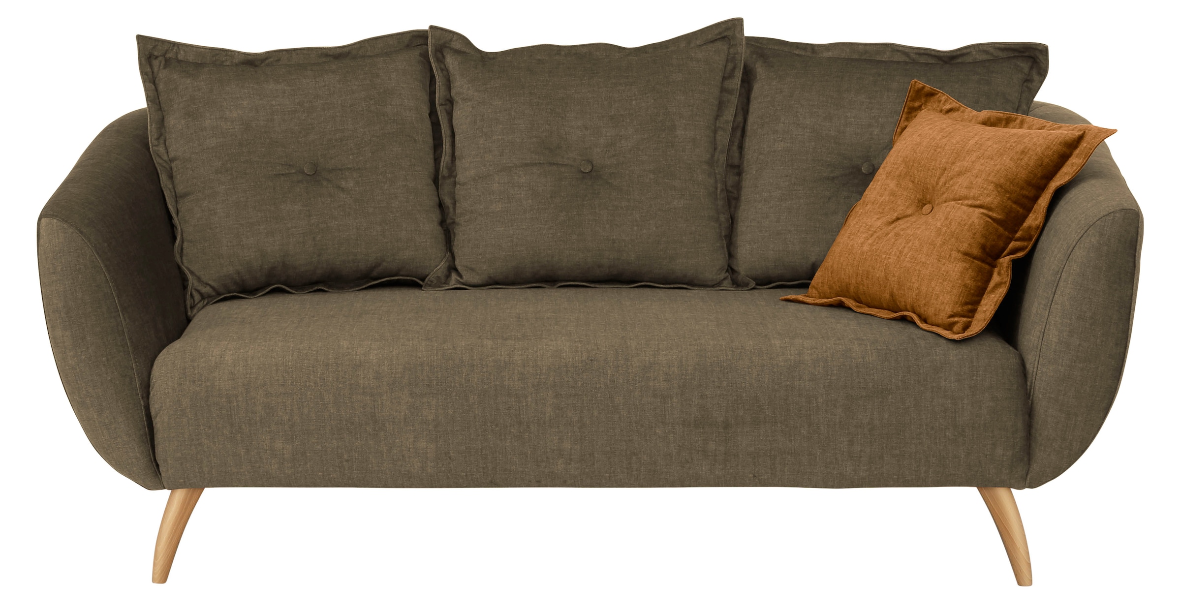 Home affaire 2,5-Sitzer »Baggio modern und romantisches Design, bequem«, Zierkissen inklusive