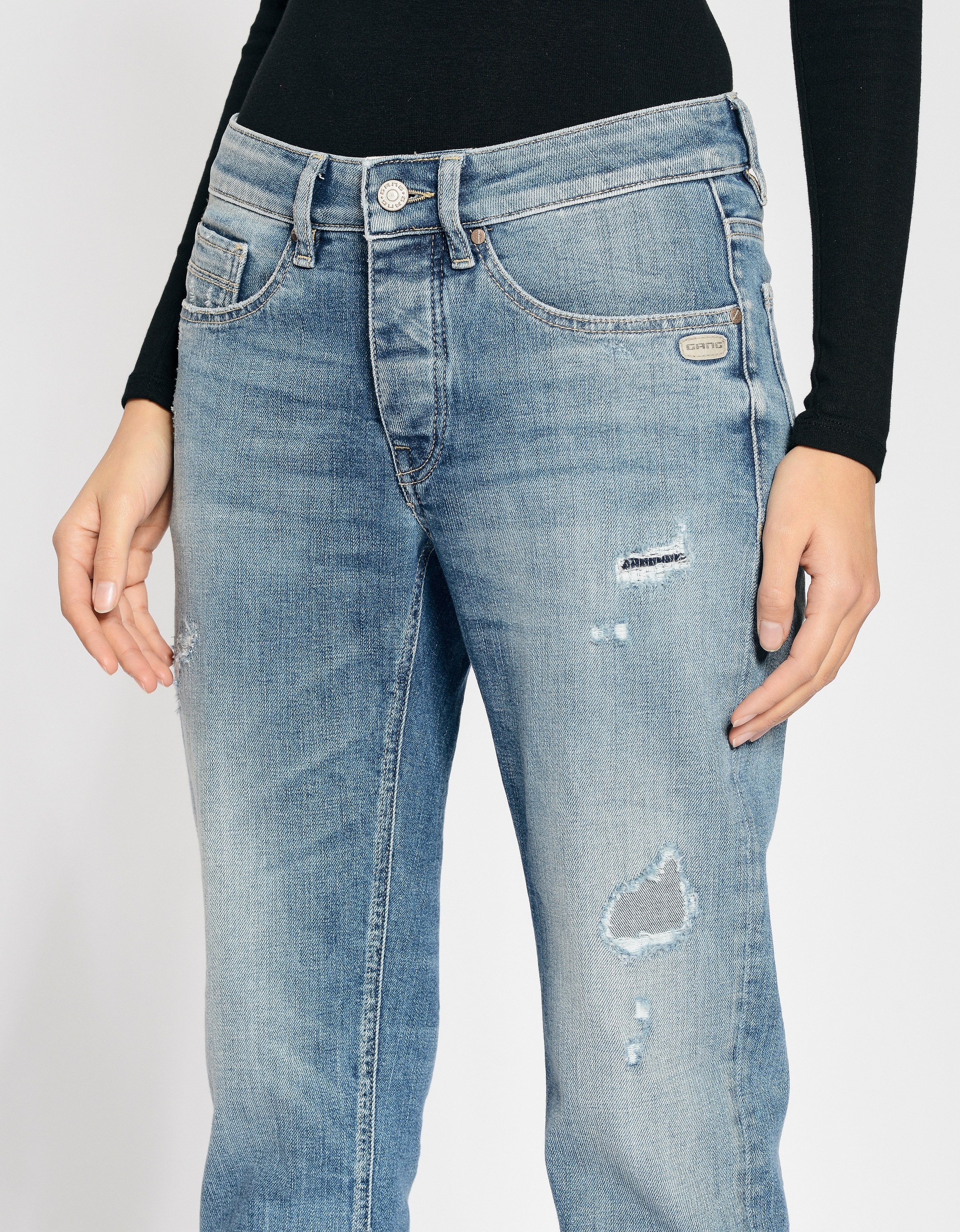 GANG Boyfriend-Jeans »GANG Jeans Boyfriend 94NICA CROPPED«