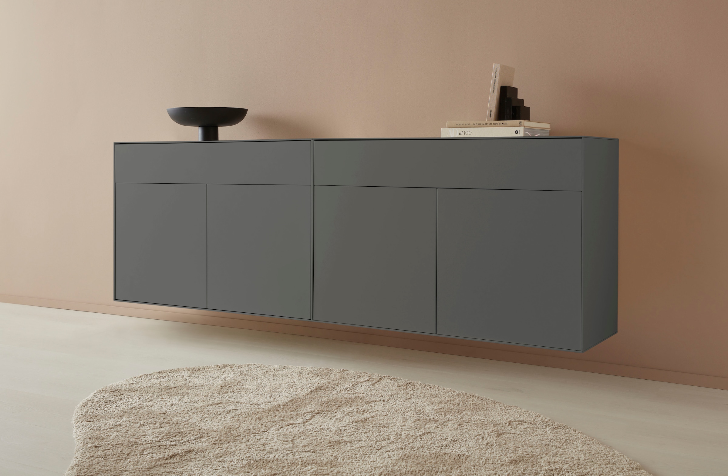 LeGer Home by Lena Gercke Sideboard »Essentials«, Breite: 112cm, MDF lackiert, Push-to-open-Funktion