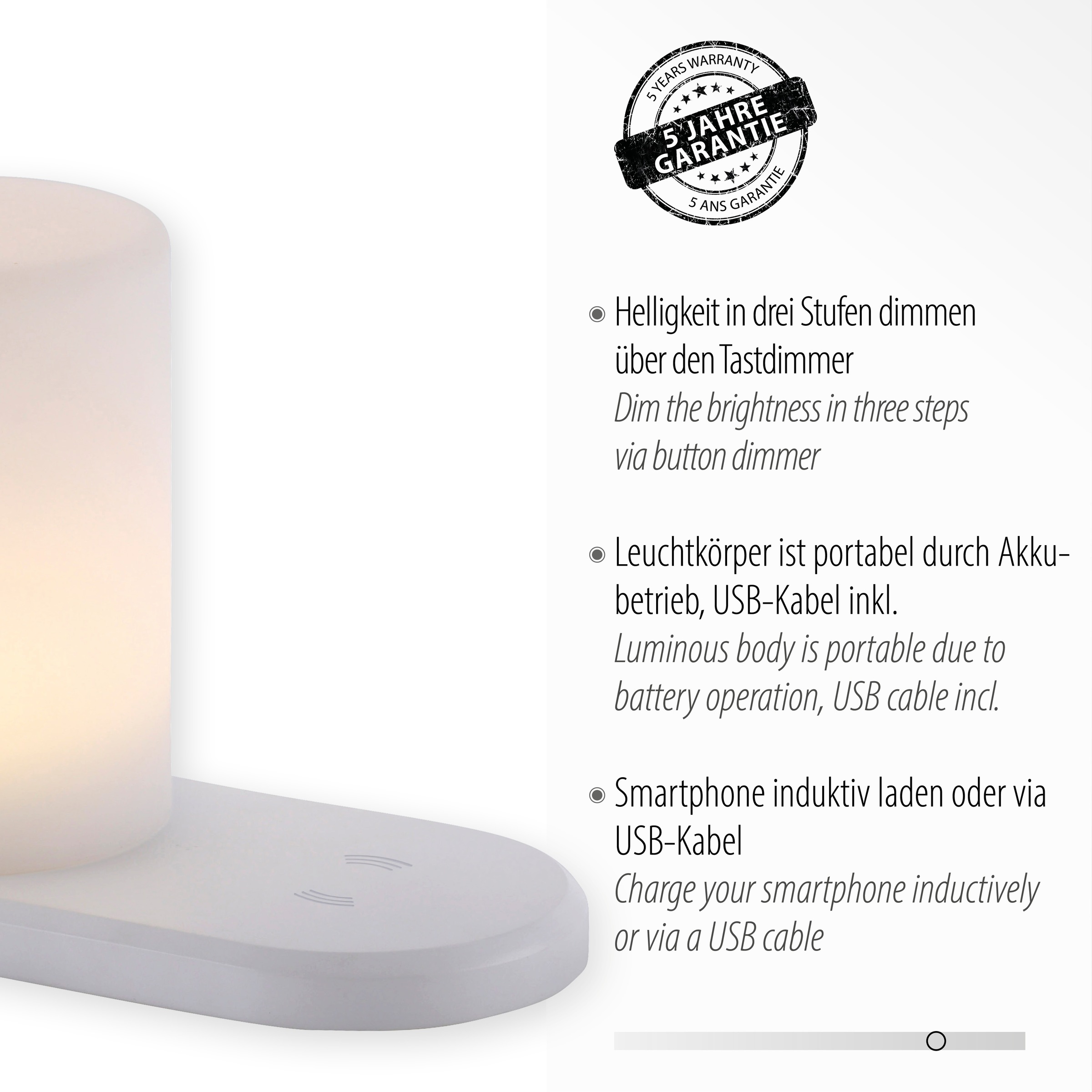 JUST LIGHT LED Außen-Tischleuchte »KENO«, 1 flammig, Leuchtmittel LED-Board günstig online kaufen