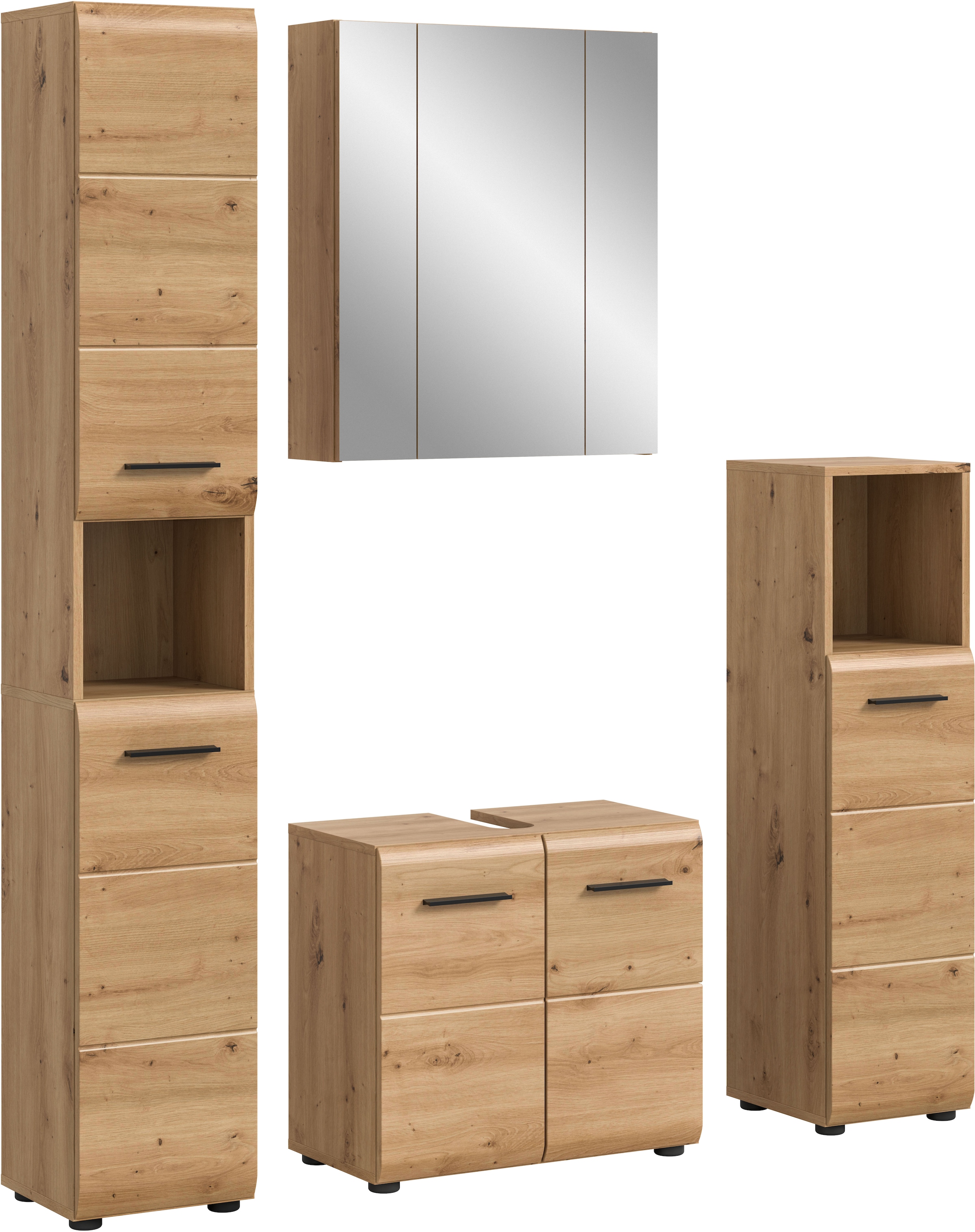 INOSIGN Badezimmer-Set Set, 4 Stk. tlg. Florenz, Badkombination 4-tlg. Arti günstig online kaufen