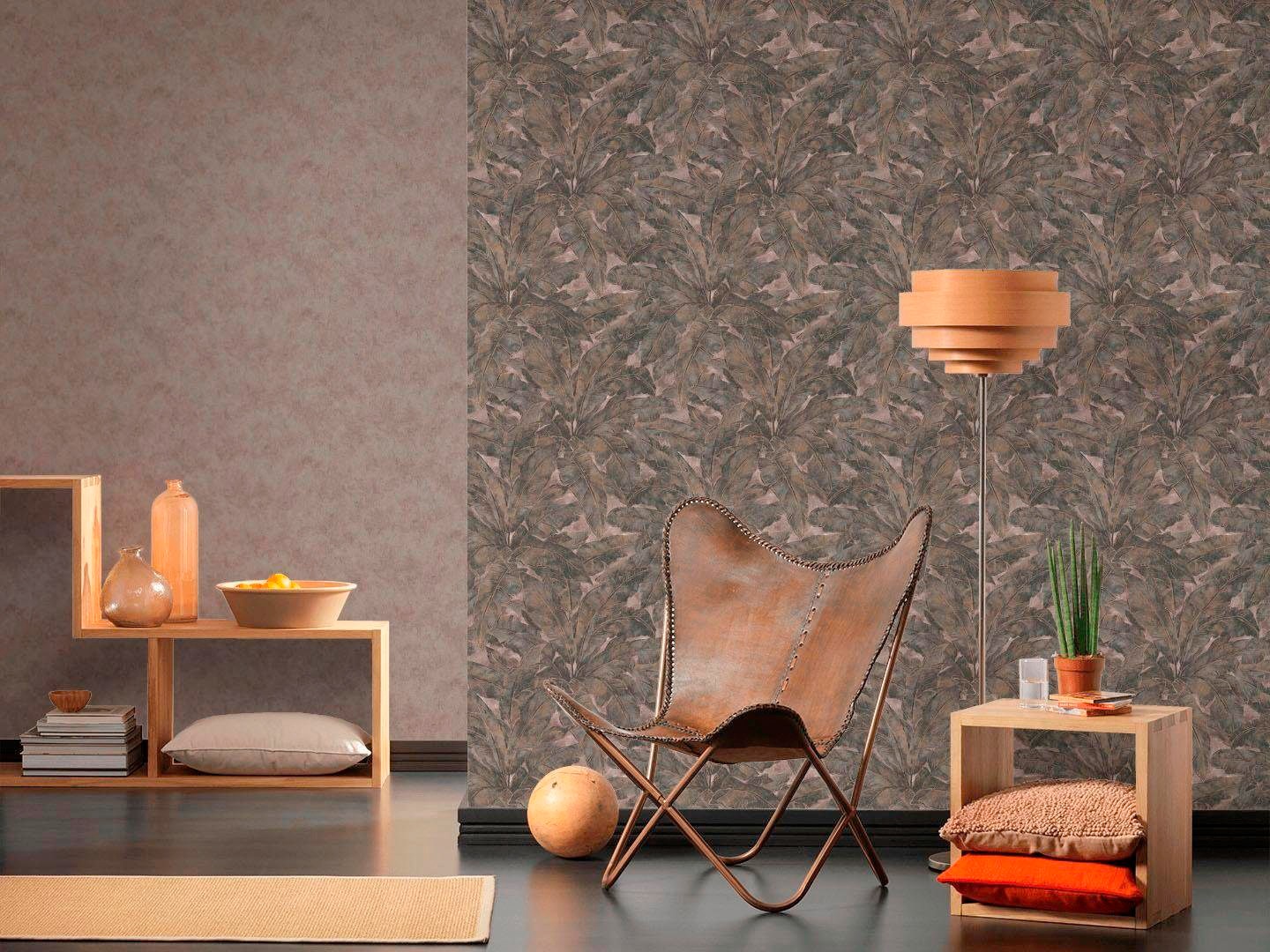 living walls Vliestapete »Metropolitan Stories Francesca Milano«, Wald-natürlich-floral, Modern Tapete Wald Tapeten Wohnzimmer Schlafzimmer Küche Design Optik