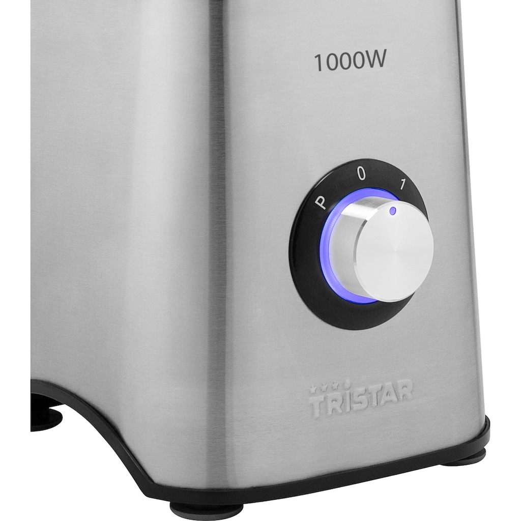 Tristar Standmixer »BL-4471«, 1000 W, Mixer - 1,5-Liter-Glaskrug - 1000 Watt Edelstahlgehäuse